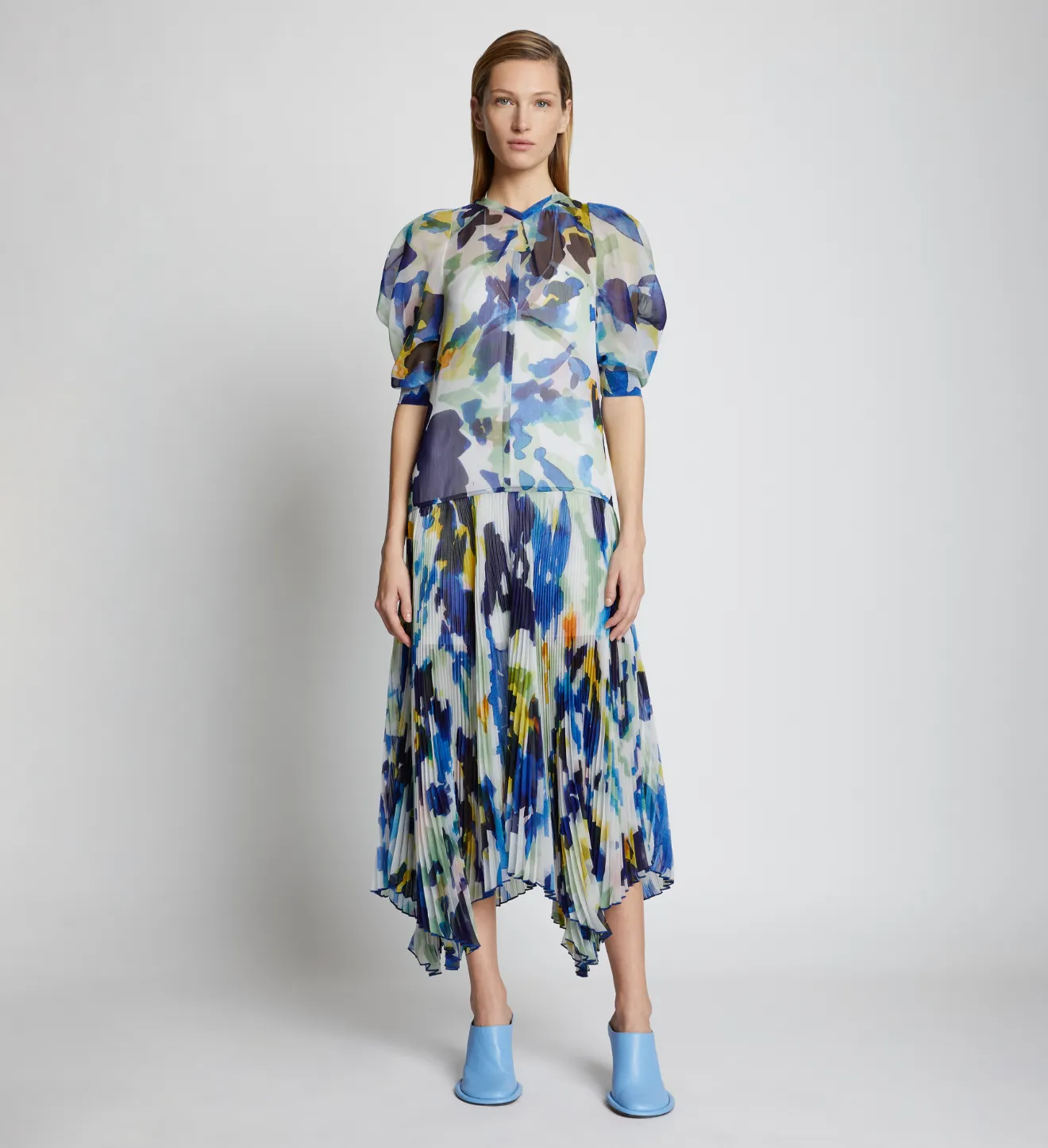 chiffon over dress