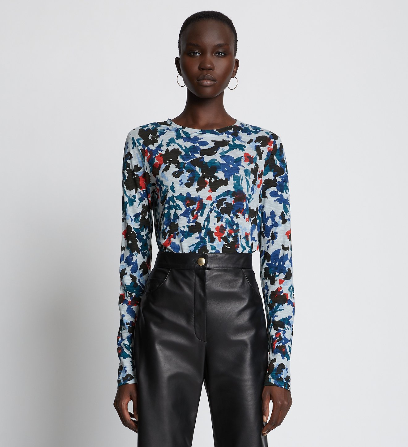 Watercolor Floral Long Sleeve T-Shirt
