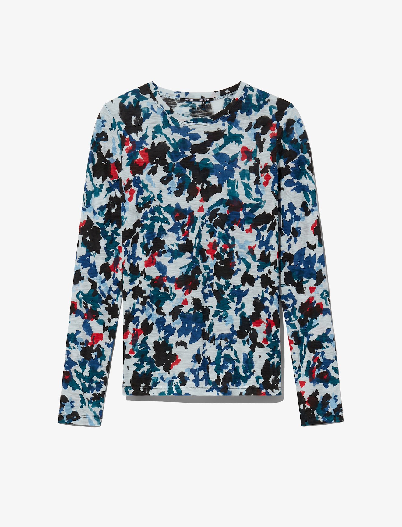 Watercolor Floral Long Sleeve T-Shirt #4