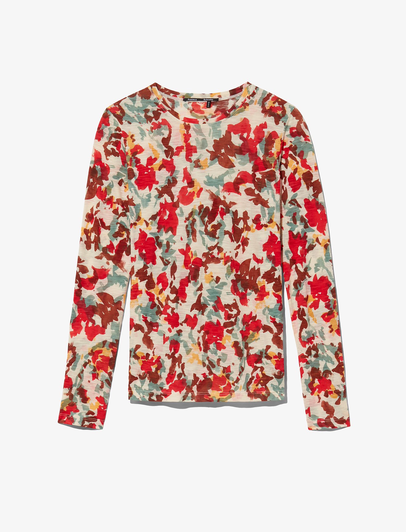 Watercolor Floral Long Sleeve T-Shirt #4