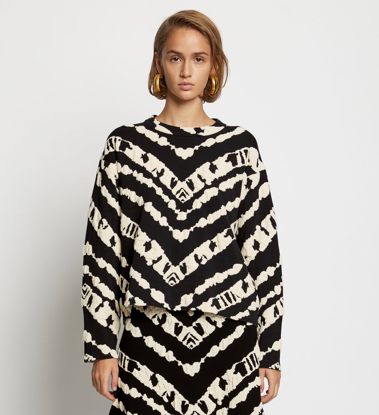 Animal Jacquard Pullover