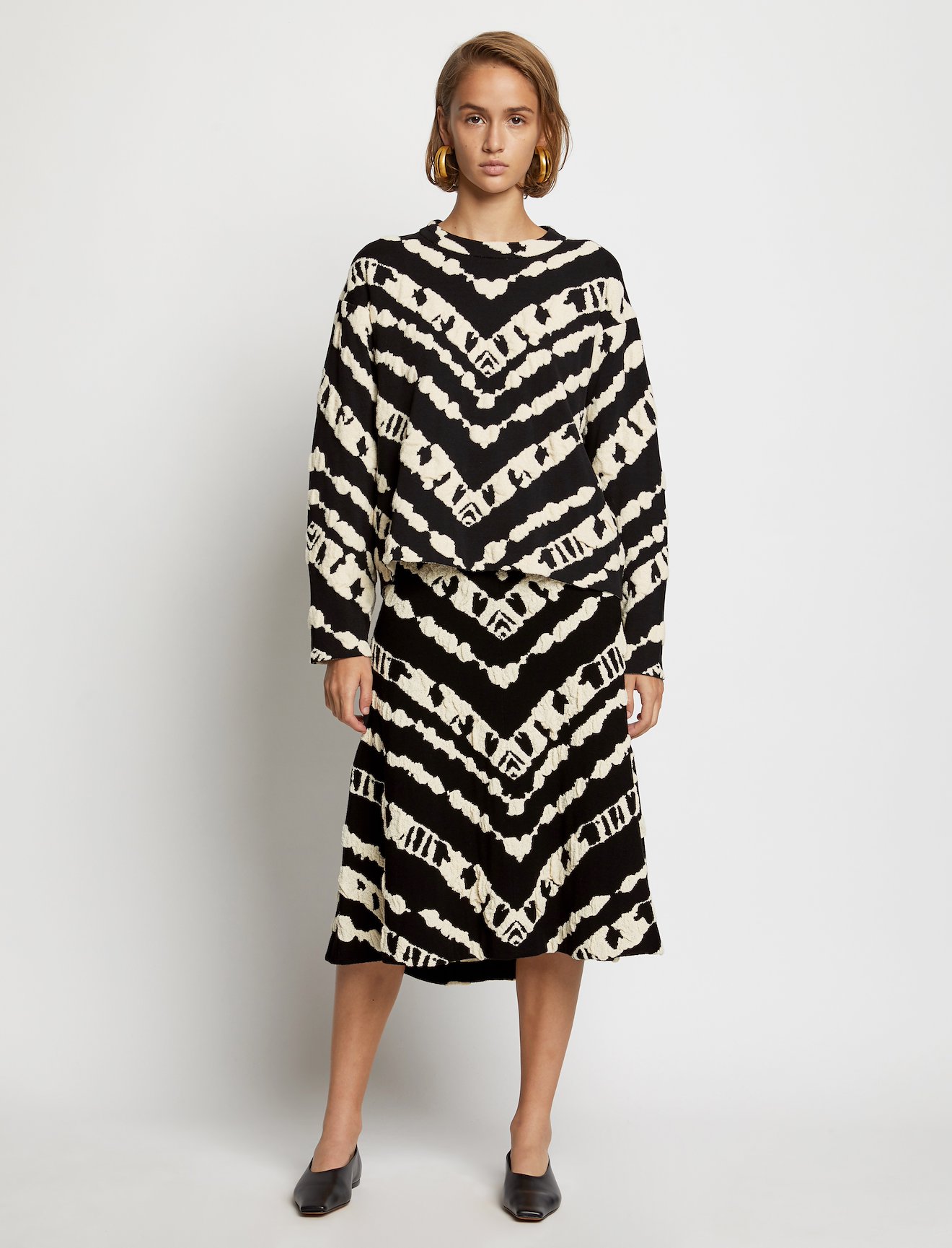 Animal Jacquard Pullover #1