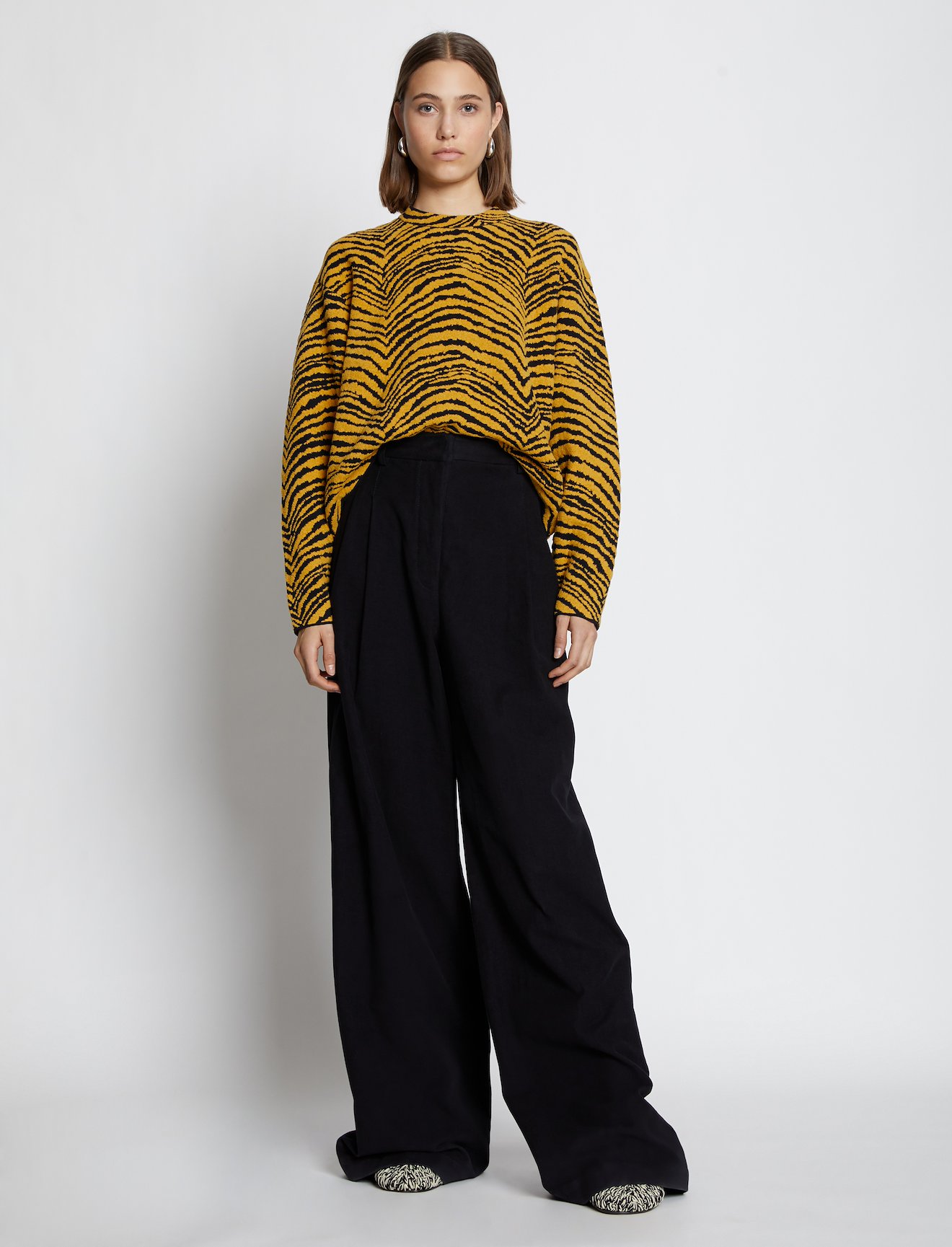 Animal Jacquard Sweater #1