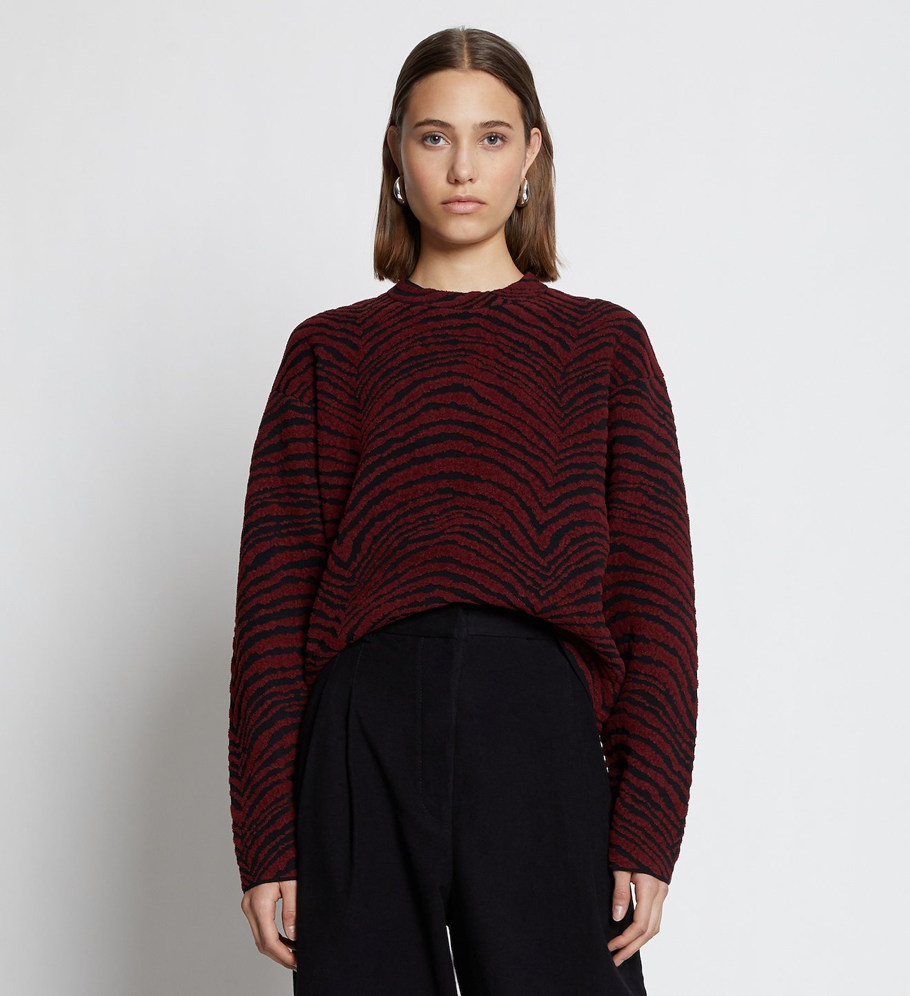Animal Jacquard Sweater