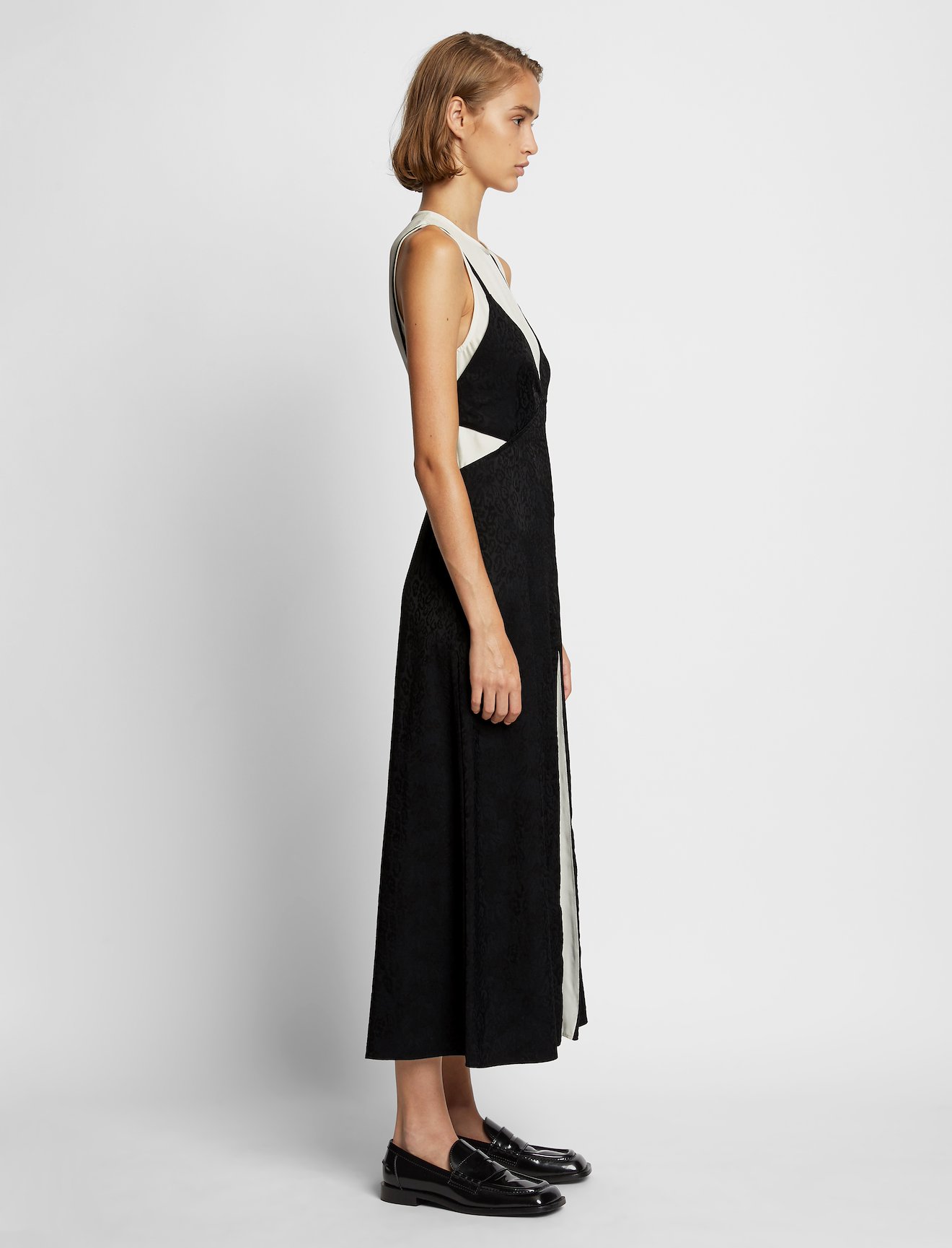 Animal Jacquard Trompe L'Oeil Dress #1