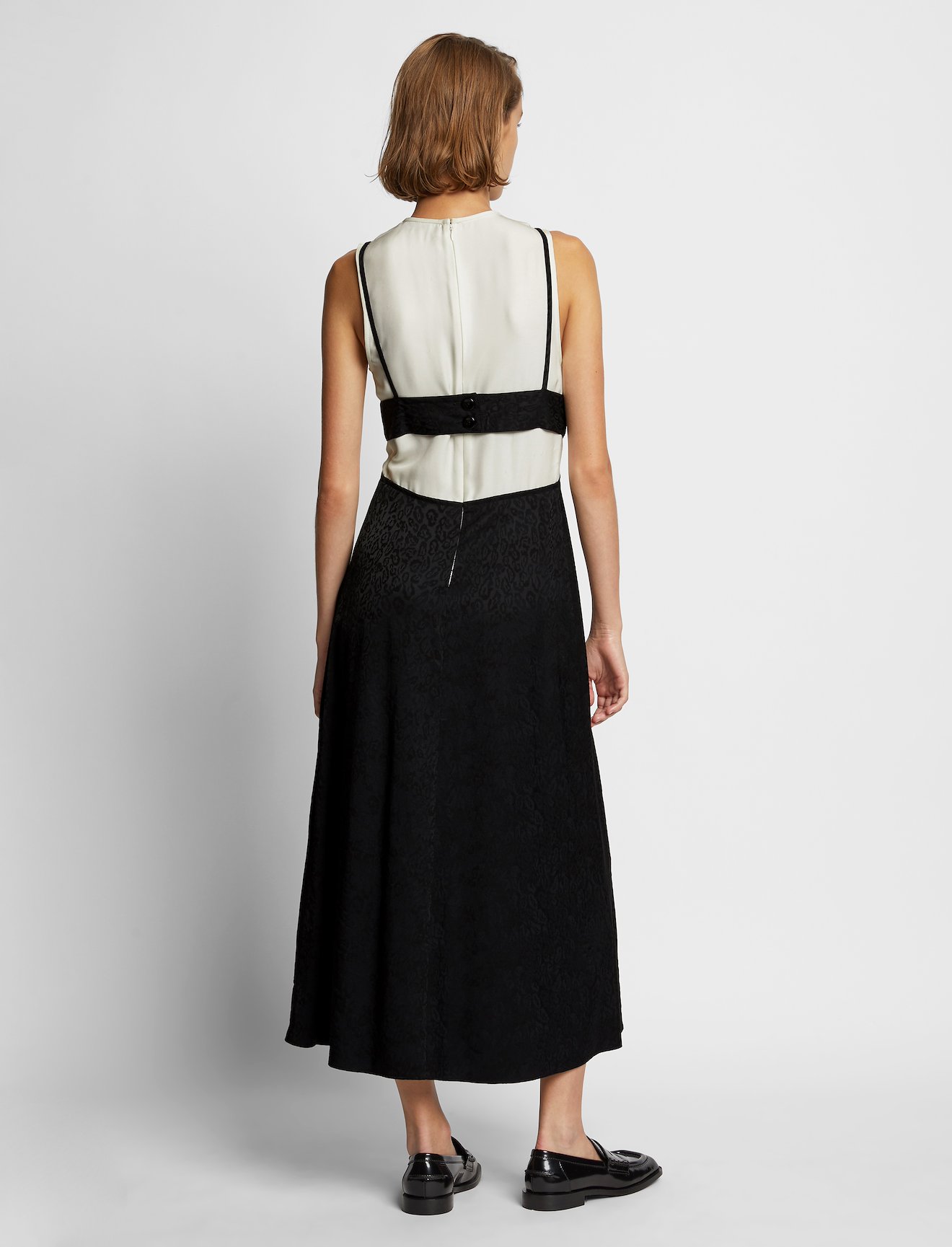 Animal Jacquard Trompe L'Oeil Dress #2