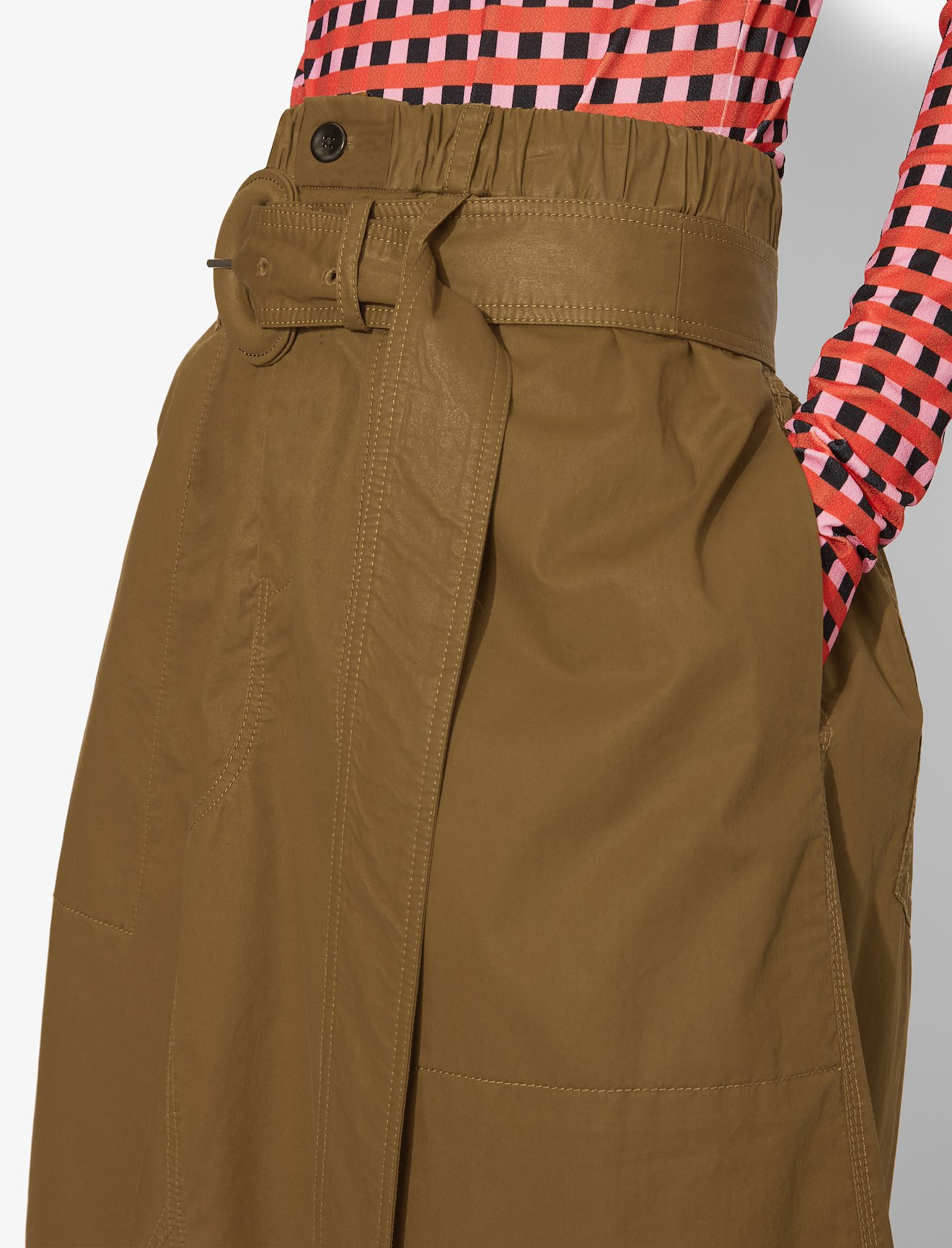 Belted Cotton Skirt #2