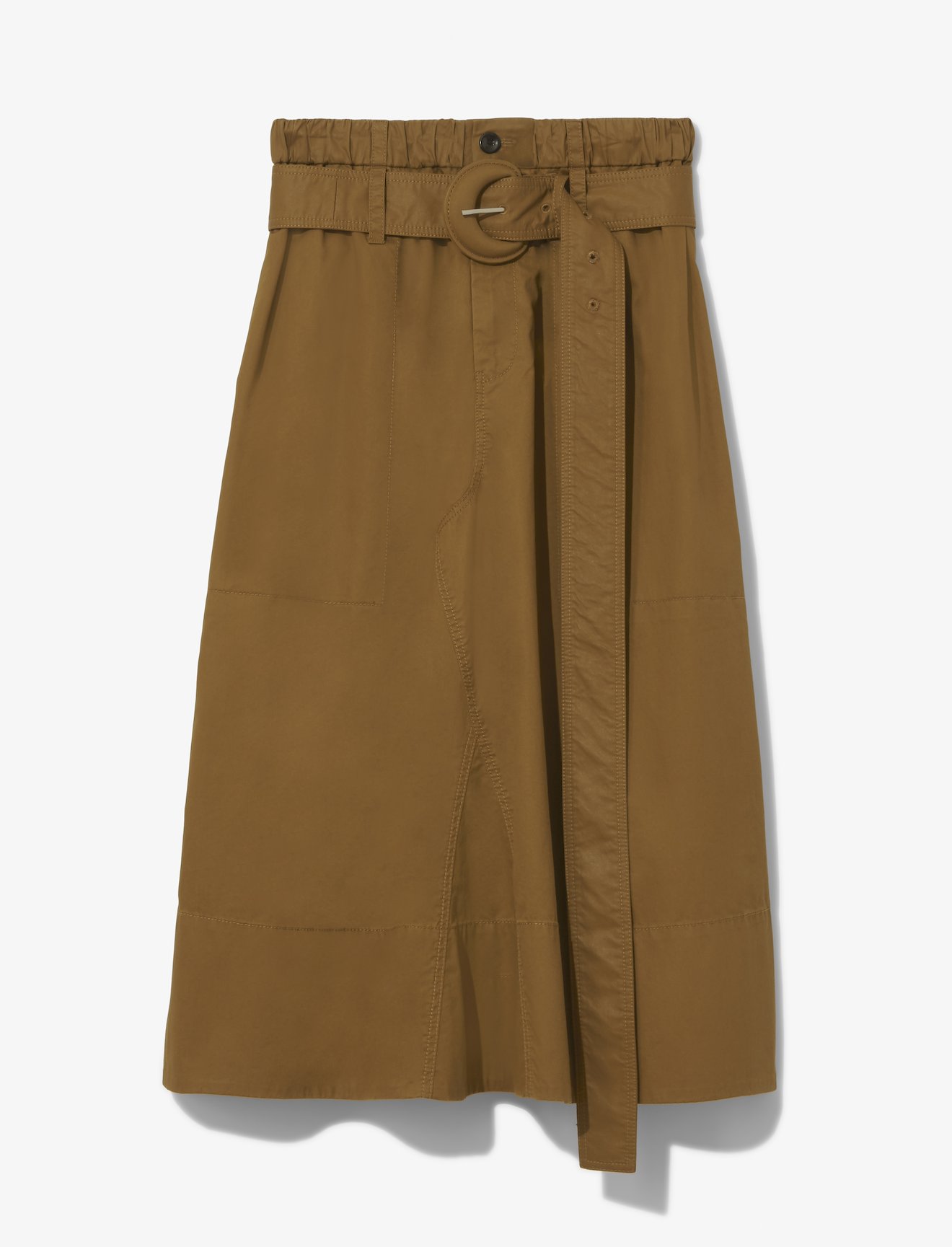 Belted Cotton Skirt #3