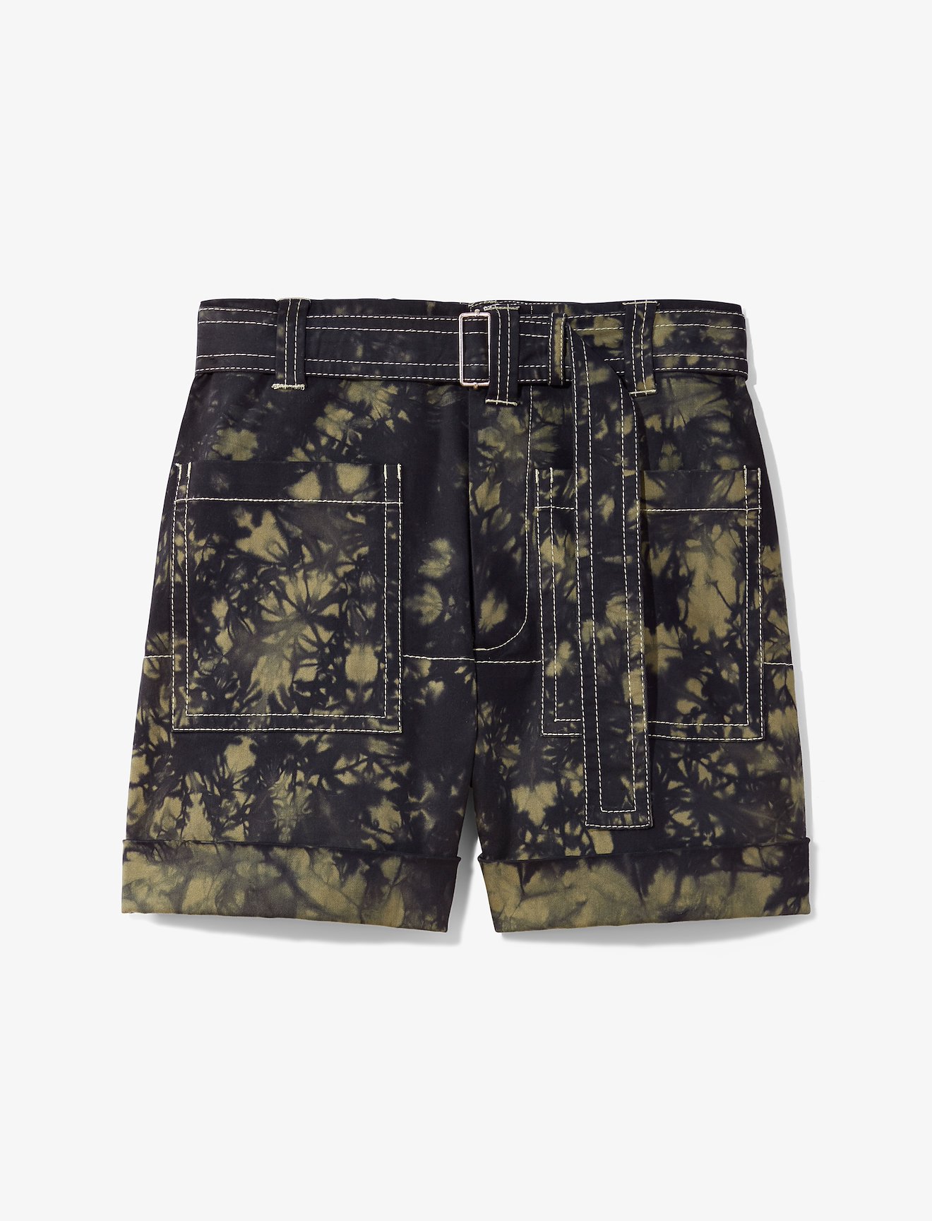 Bleach Dye Utility Shorts #4