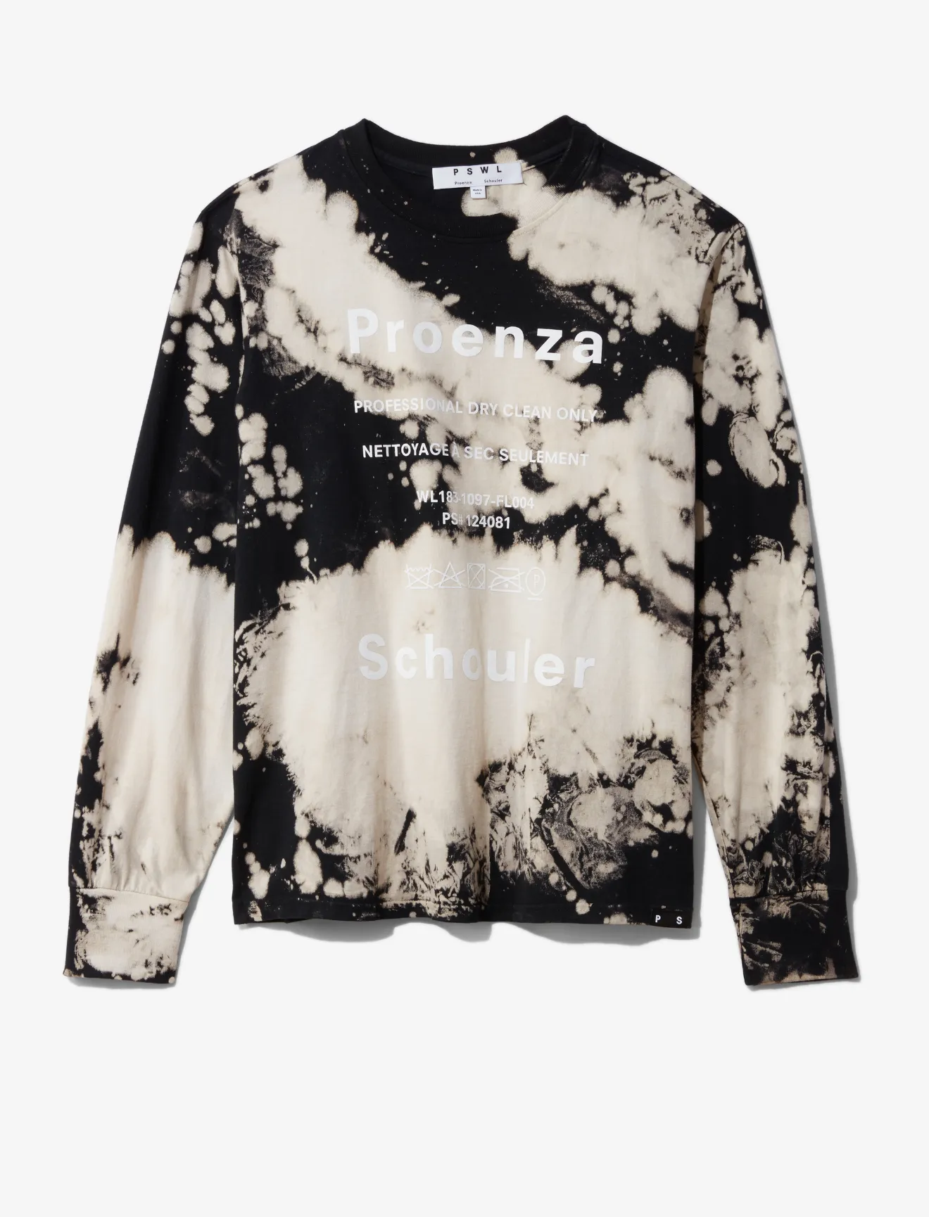 bleach splatter sweatshirt