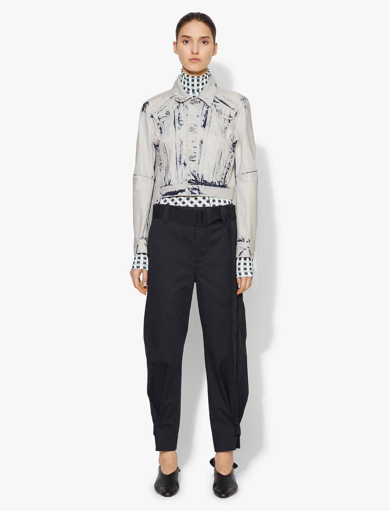Bleached Cropped Jacket #1