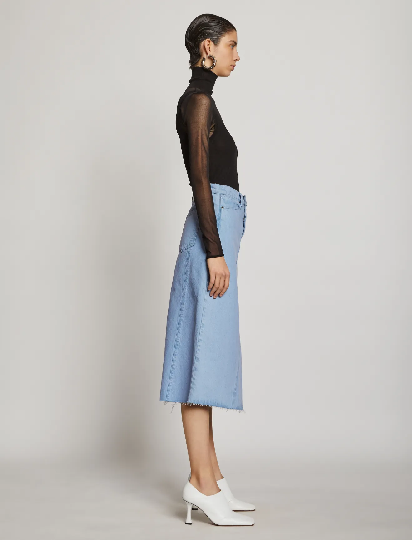 proenza schouler denim skirt