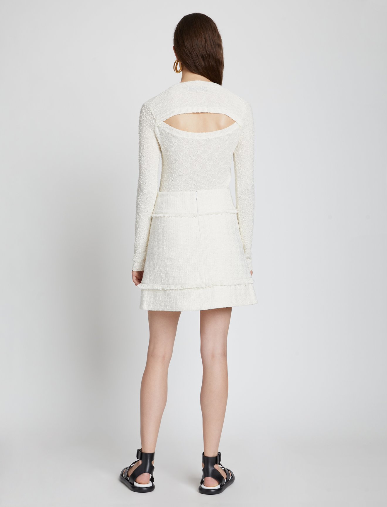 Bobble Bouclé Knit Top #3