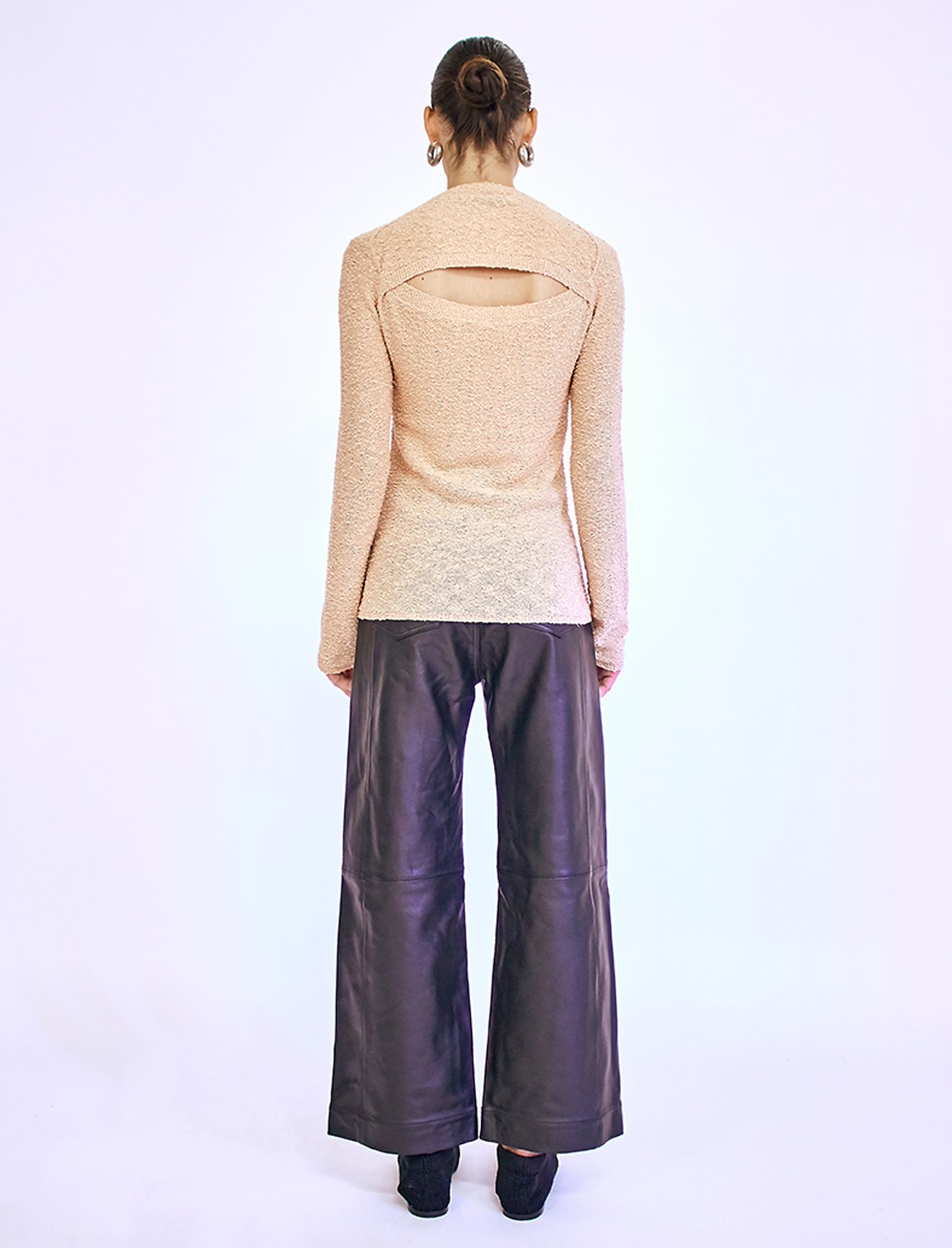 Bobble Bouclé Knit Top #2