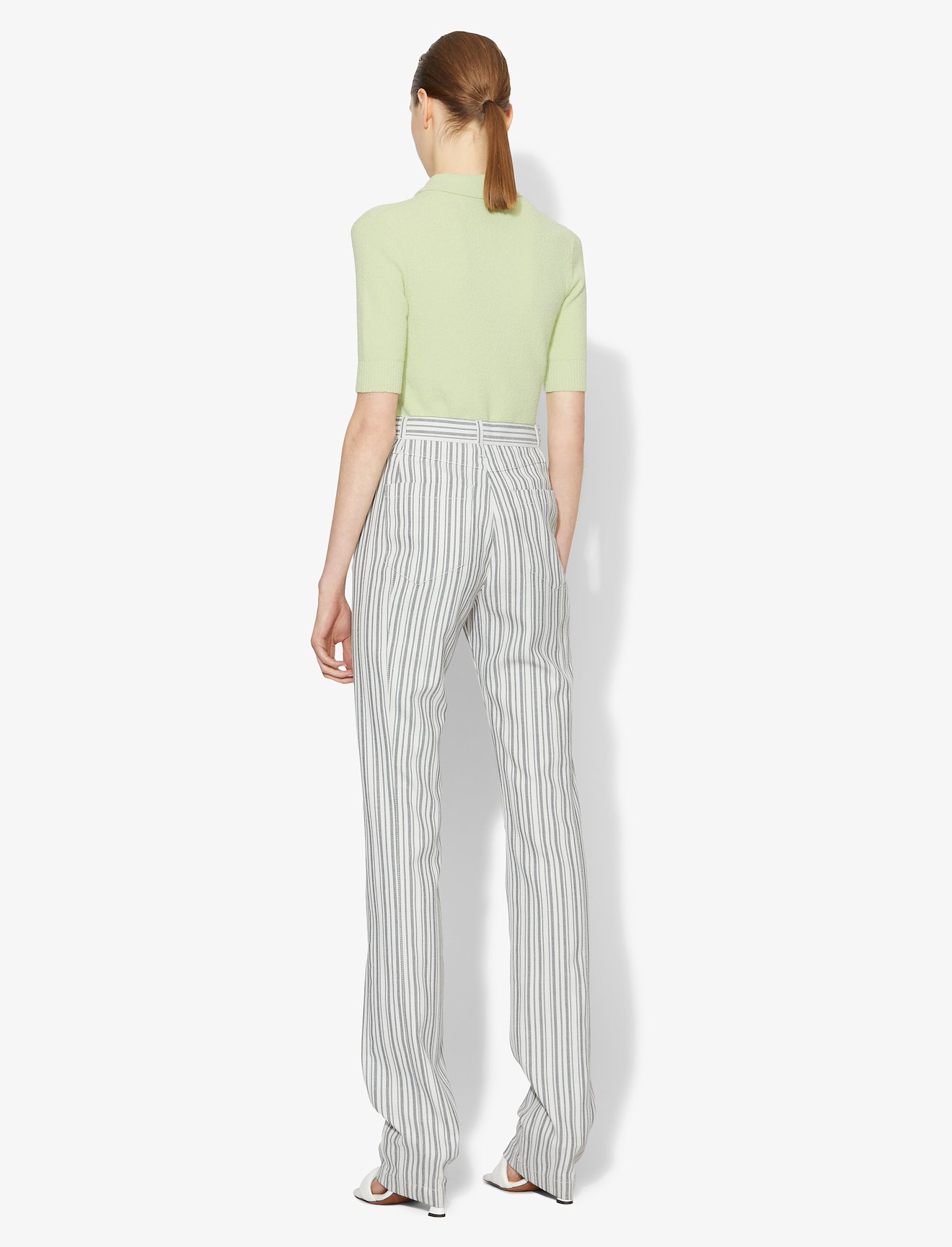 Boucle Polo Knit Top #2