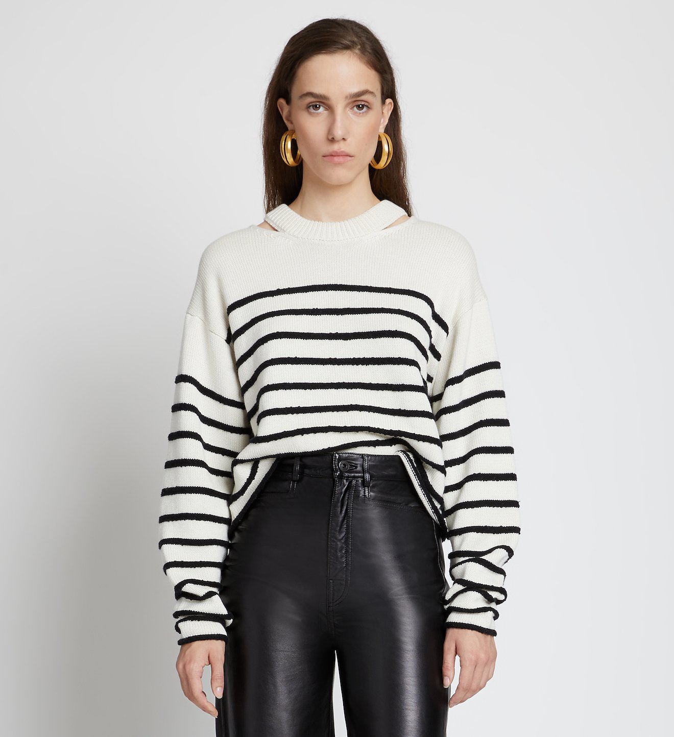 Bouclé Stripe Sweater