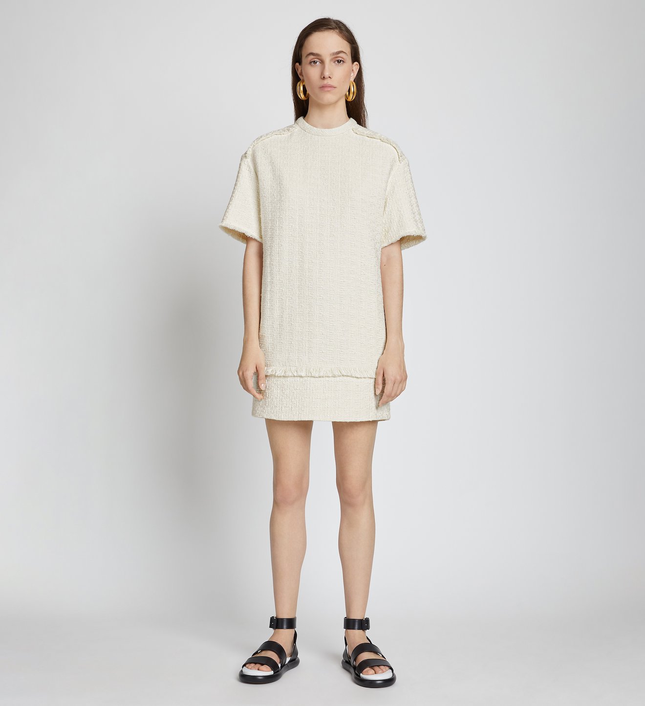 Bouclé Tweed Dress