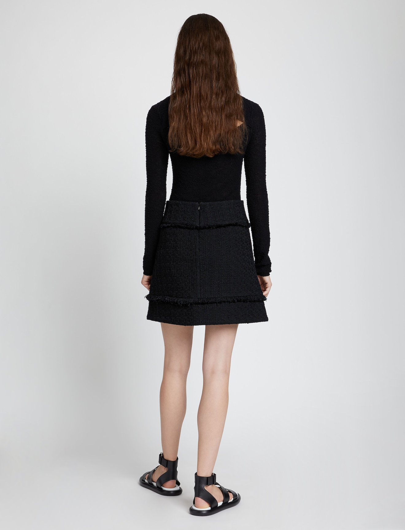 Bouclé Tweed Mini Skirt #2