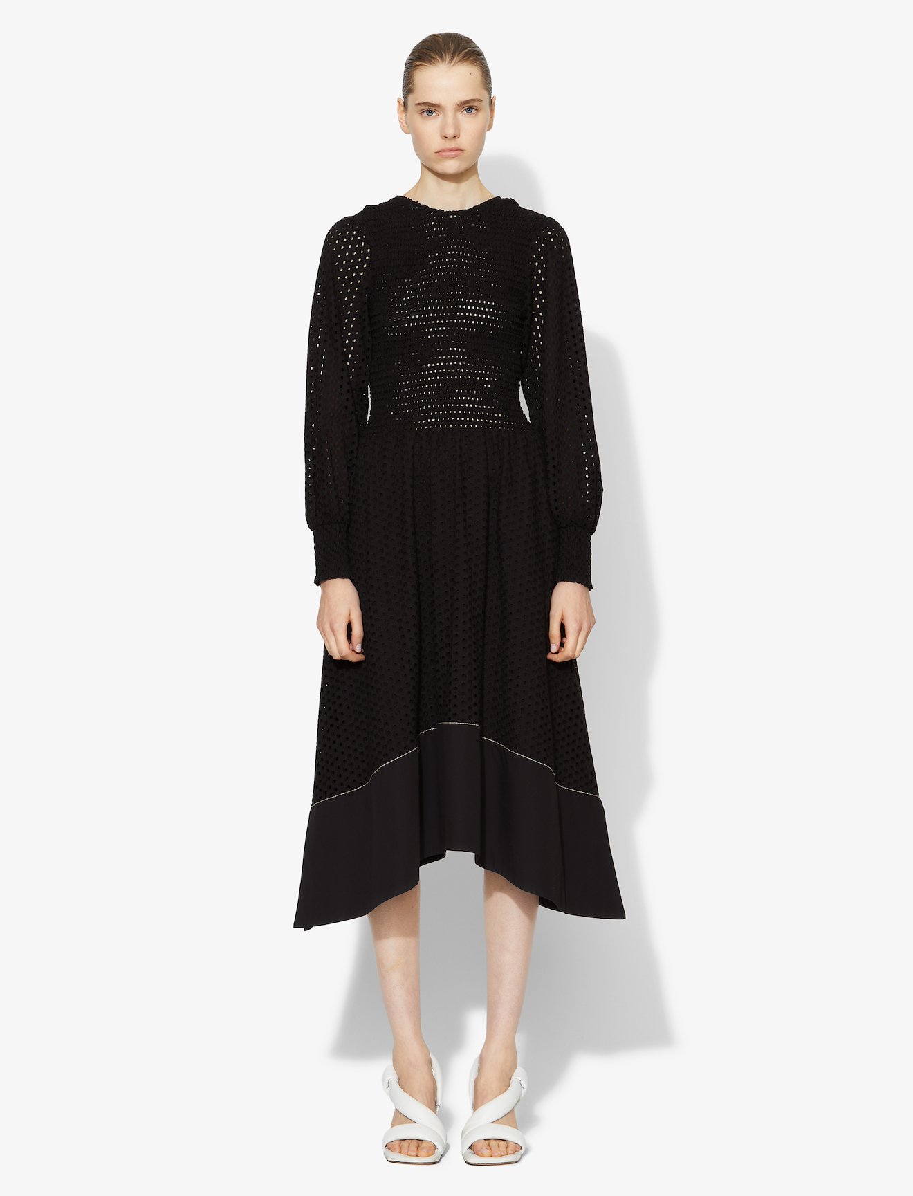 Broderie Anglaise Smocked Dress #1