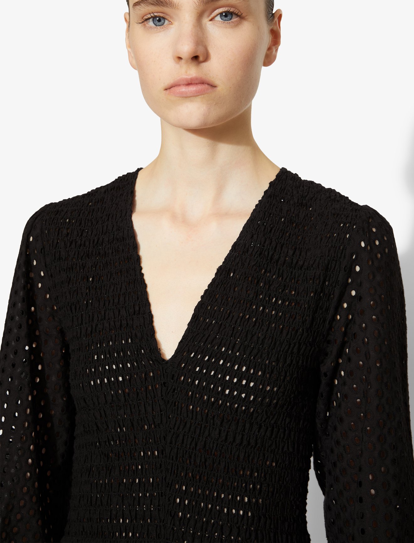 Broderie Anglaise Smocked Dress #3