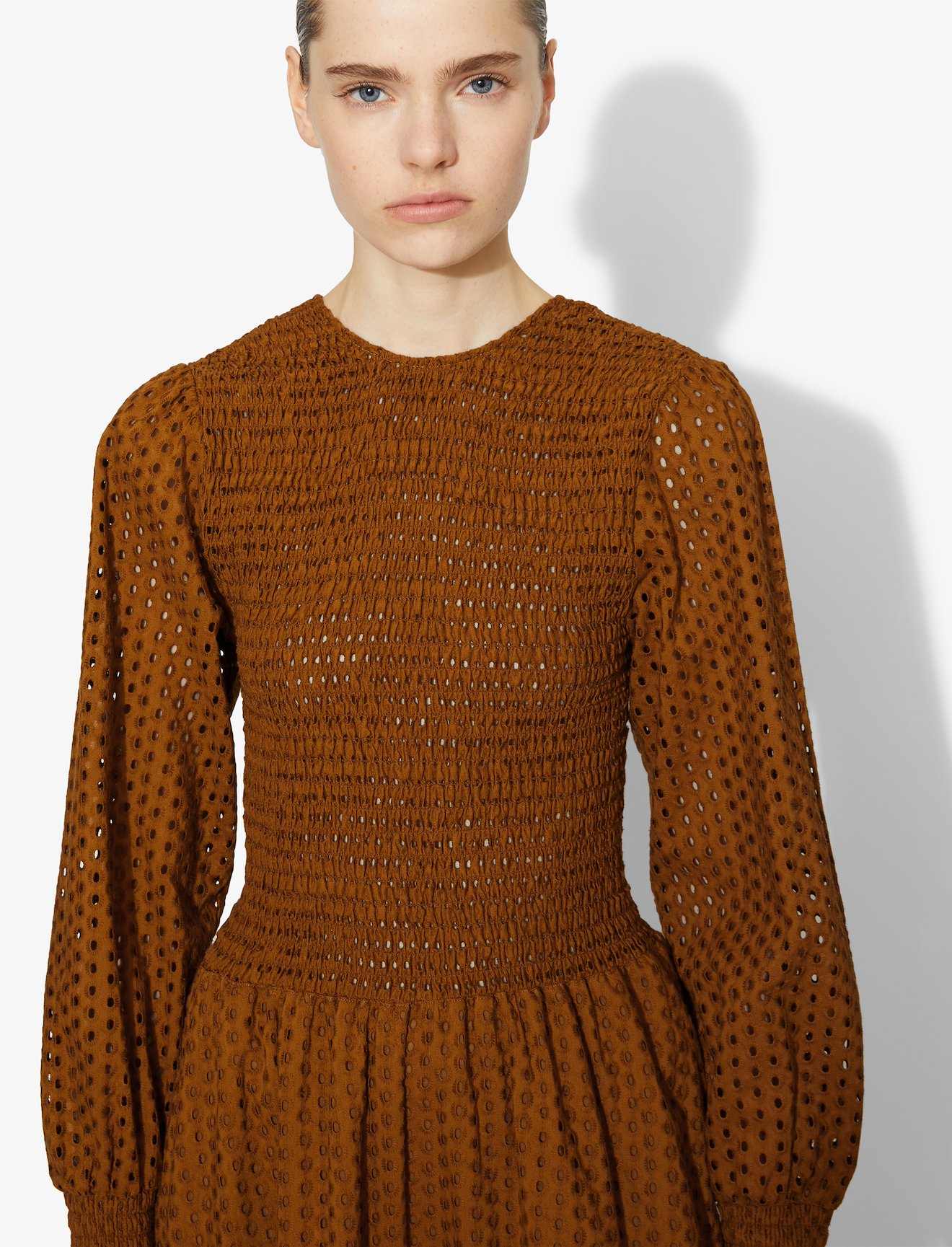 Broderie Anglaise Smocked Dress #3