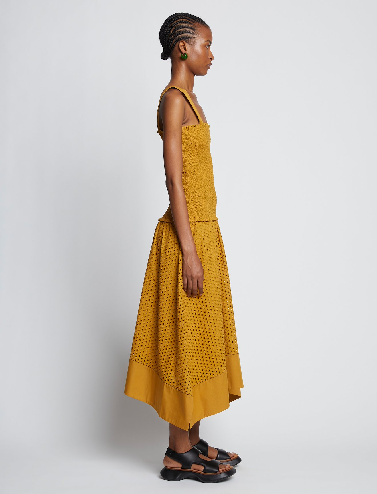 Broderie Anglaise Smocked Dress #1