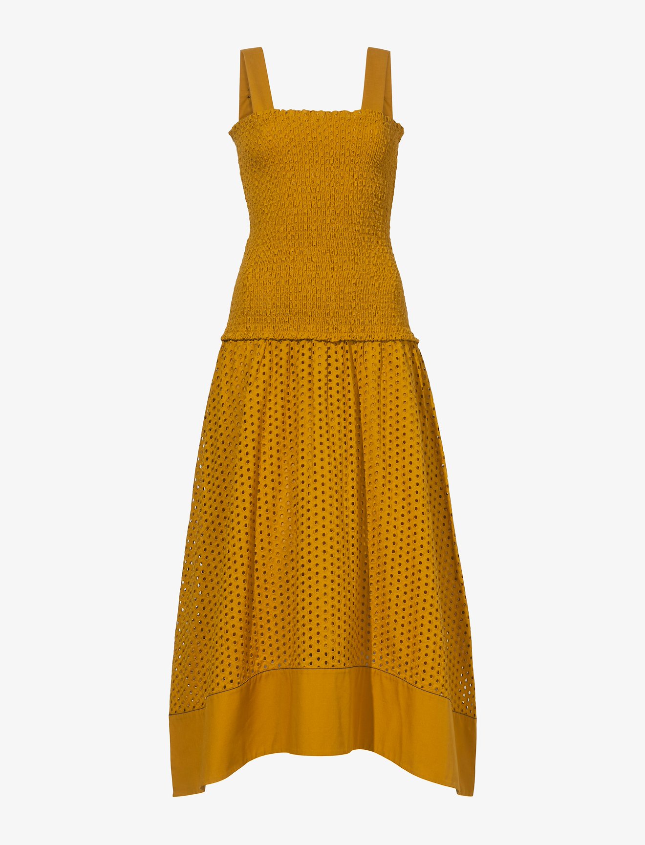 Broderie Anglaise Smocked Dress #4