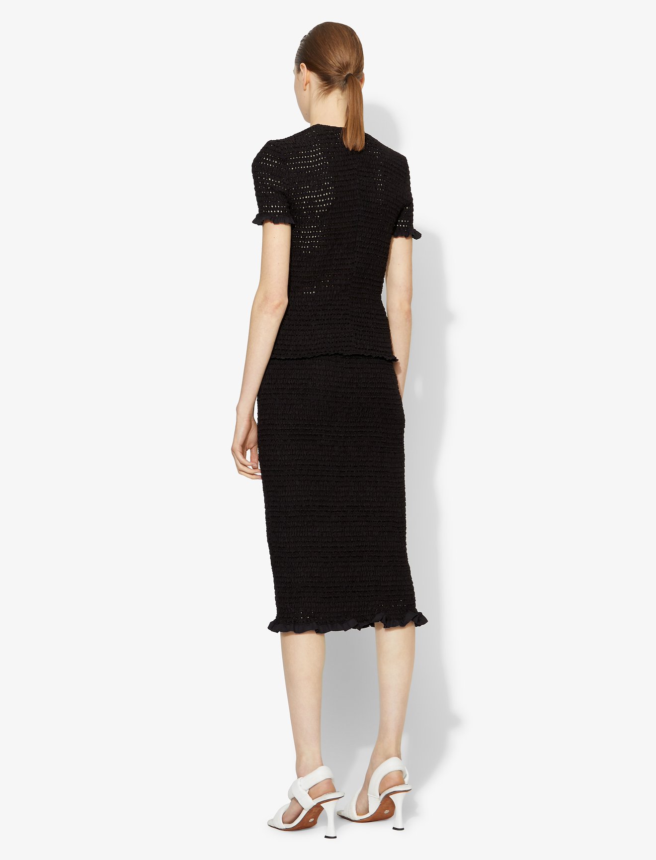 Broderie Anglaise Smocked Skirt #2