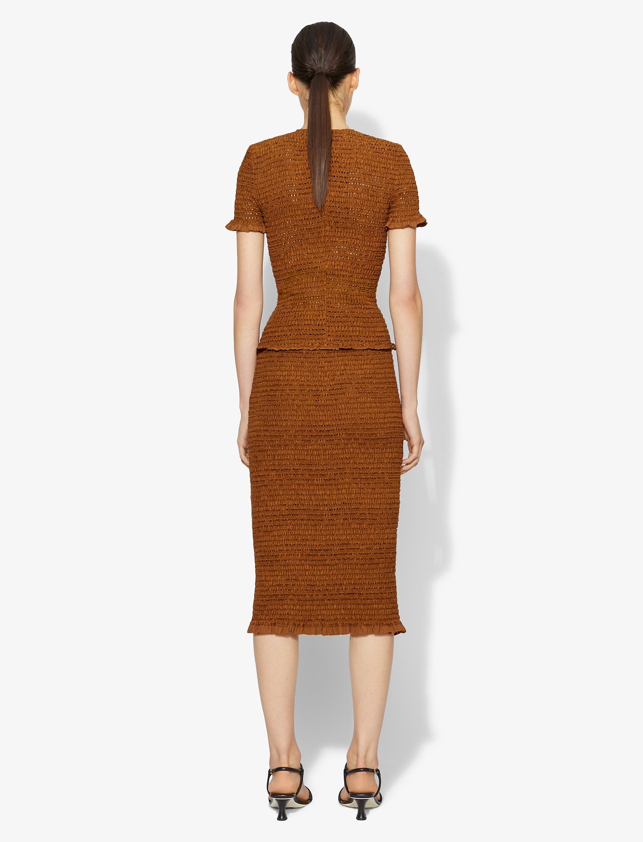 Broderie Anglaise Smocked Skirt #2