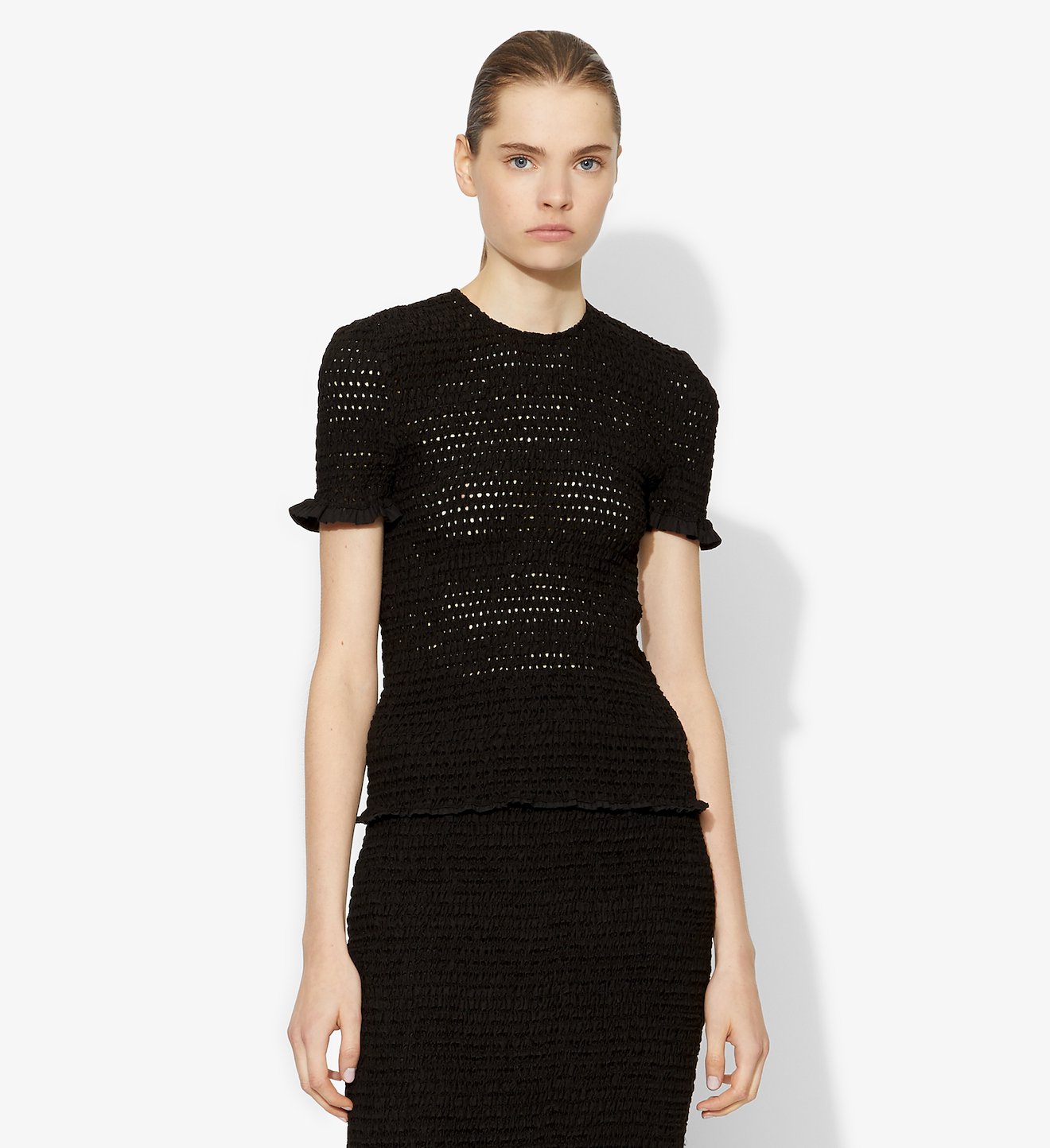 Broderie Anglaise Smocked Top