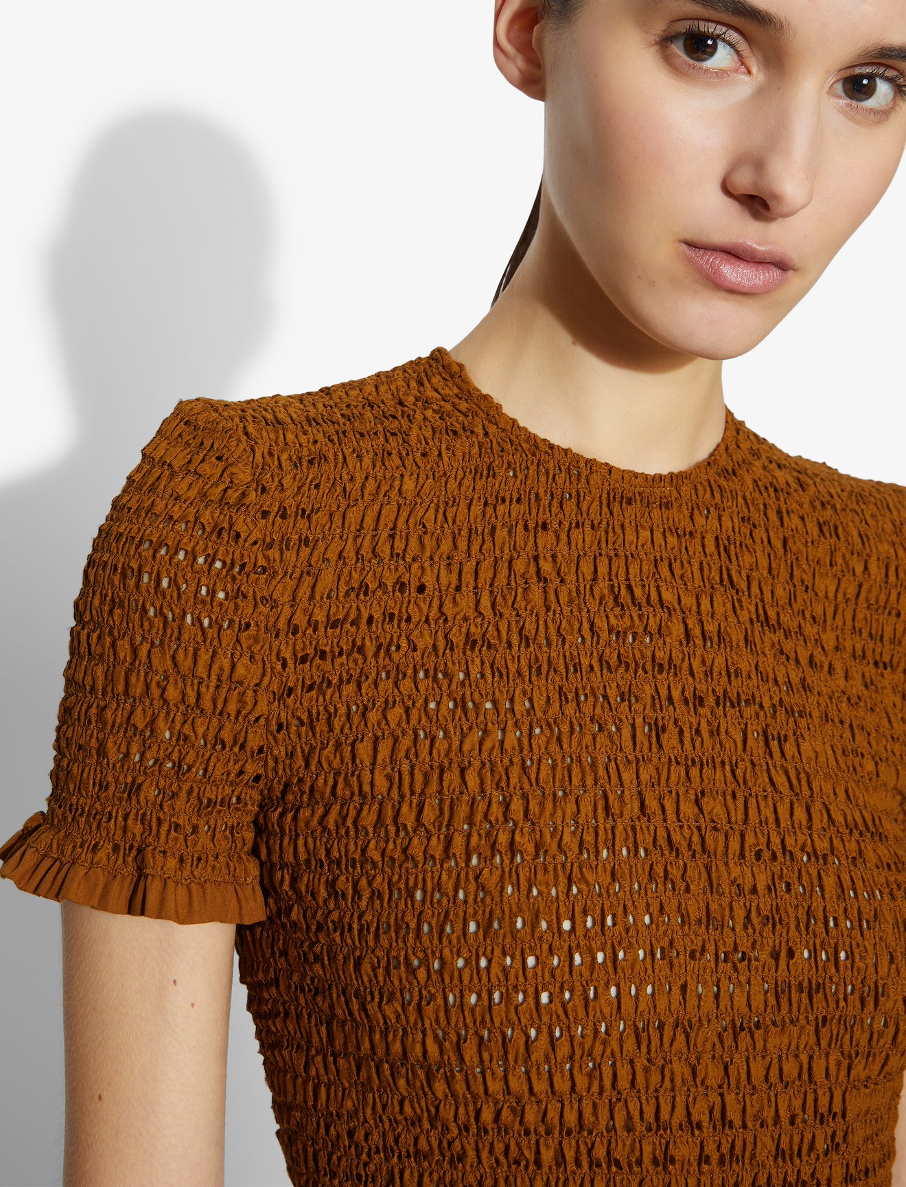 Broderie Anglaise Smocked Top #3