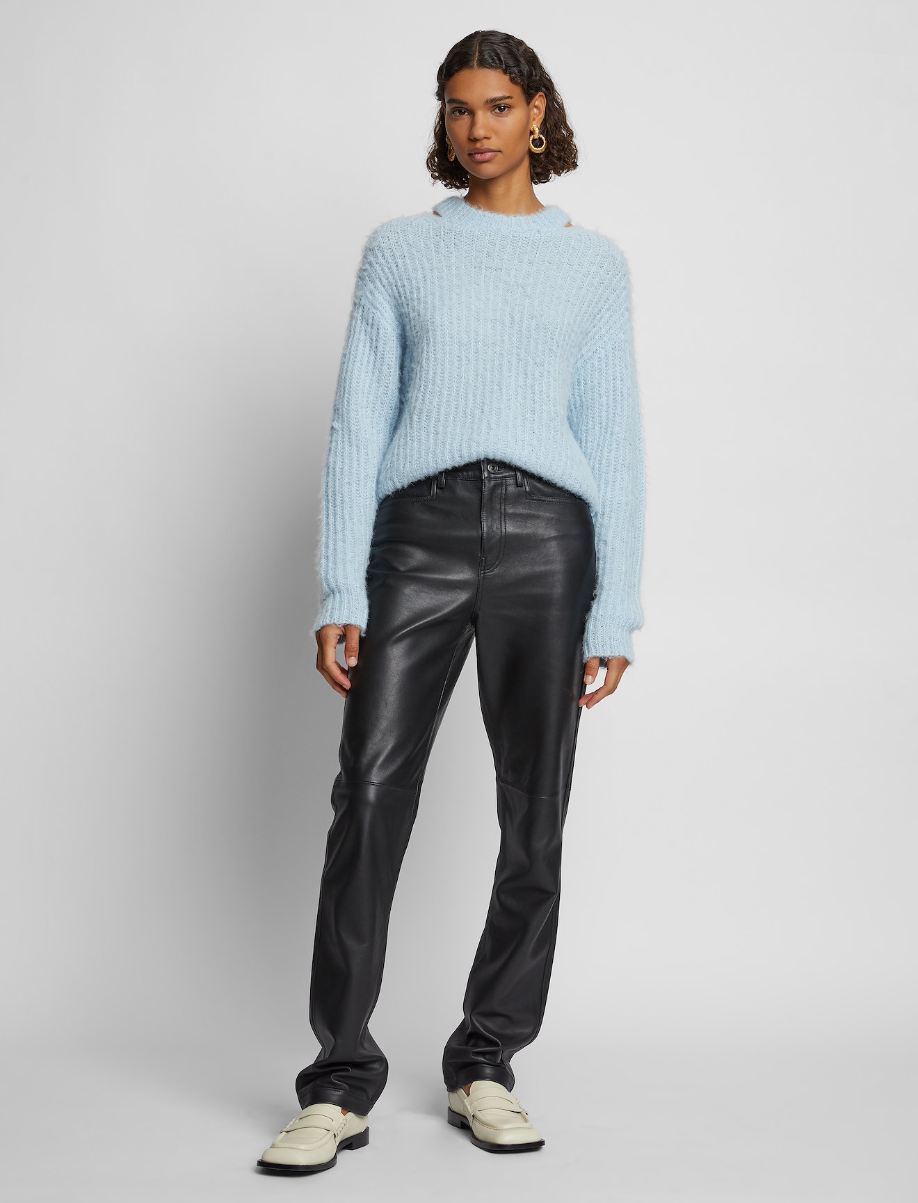 Brushed Alpaca Sweater #1