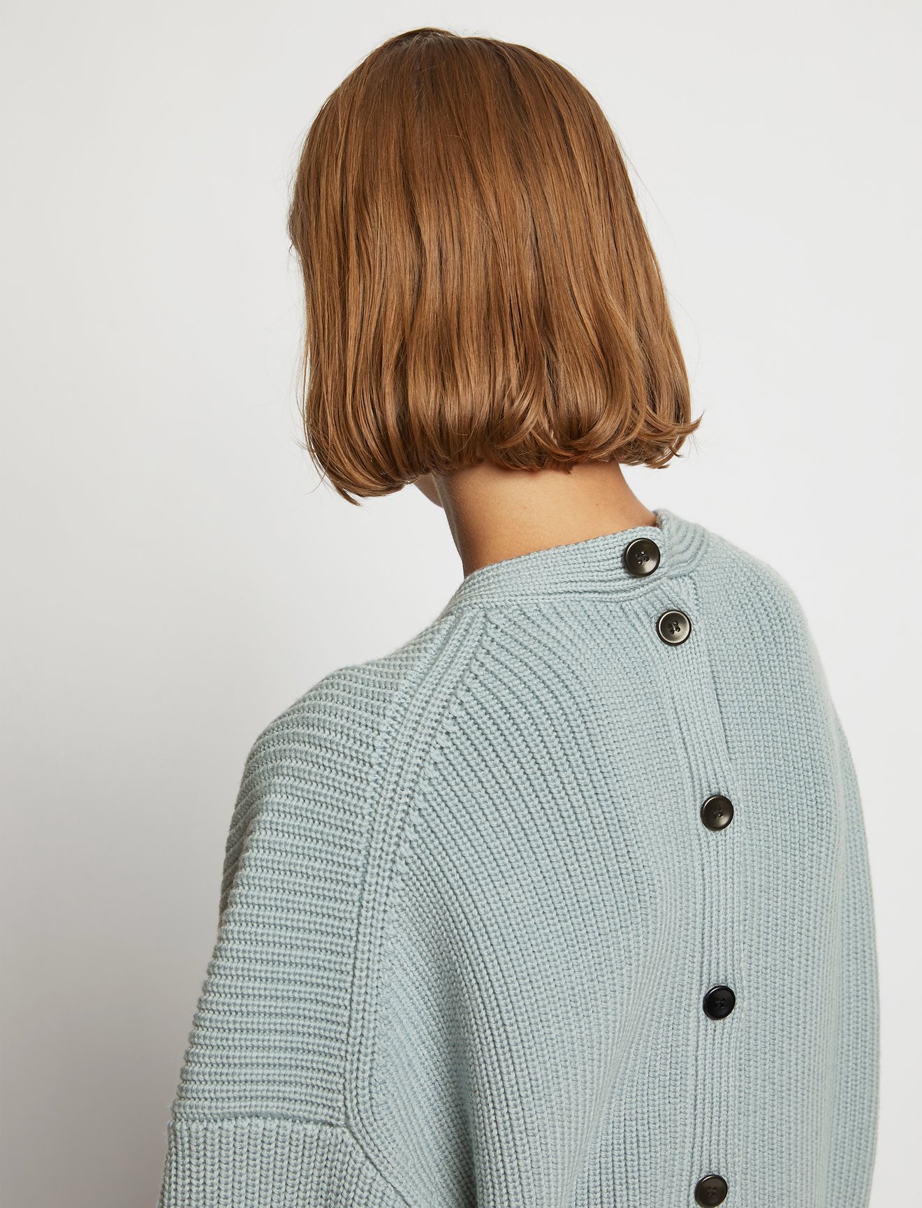 Button Back Merino Rib Cardigan #4