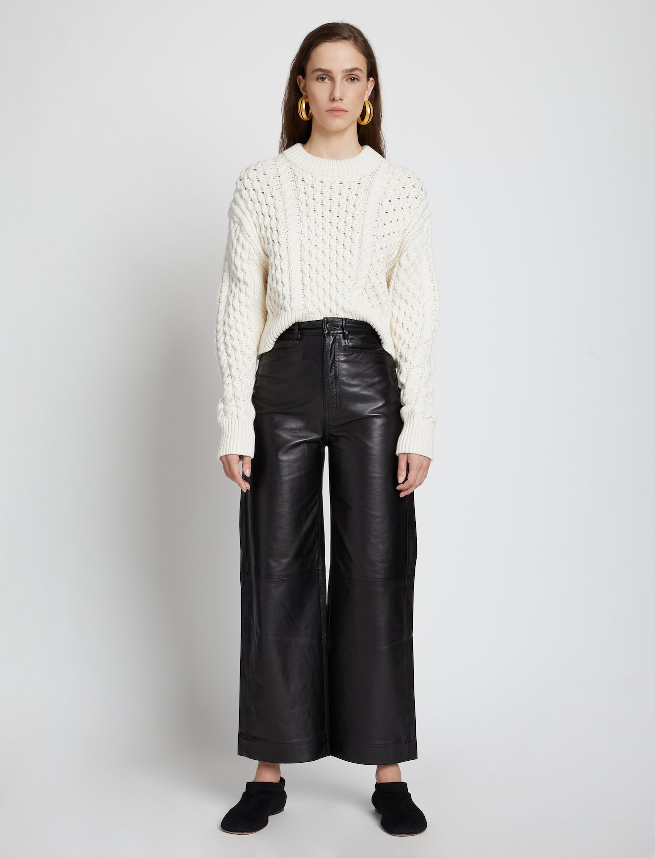 Cableknit Reversible Sweater #1