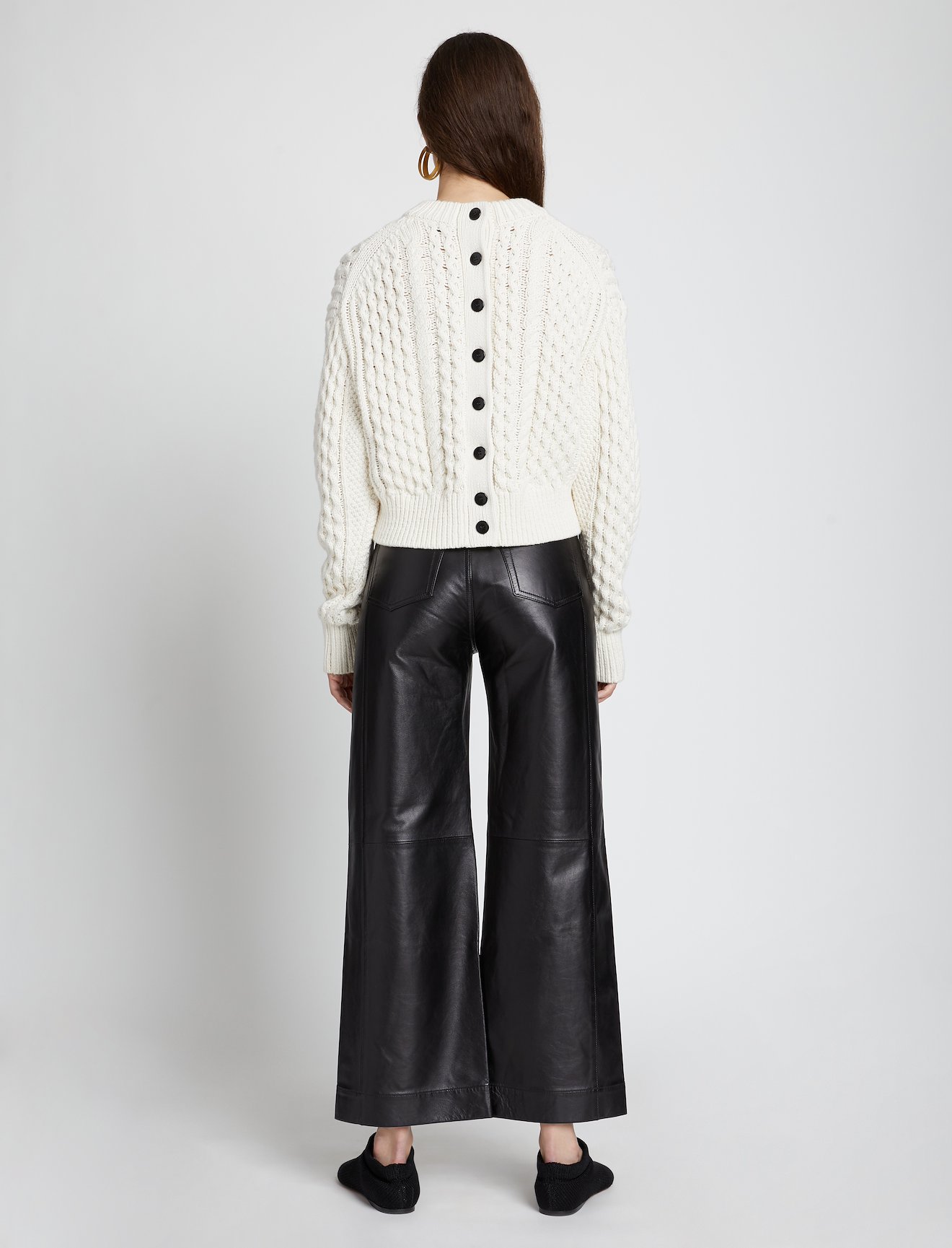 Cableknit Reversible Sweater #3