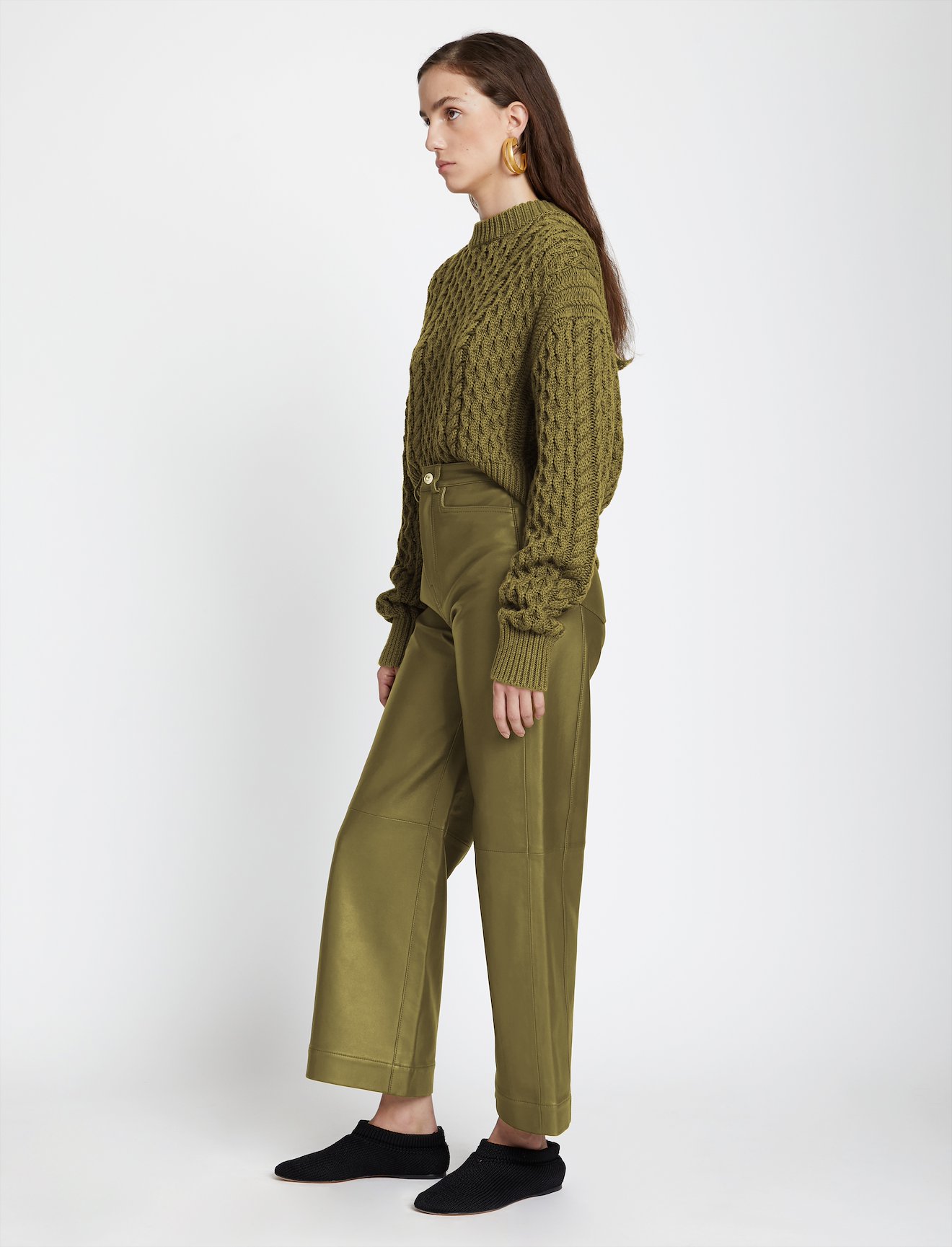Cableknit Reversible Sweater #1