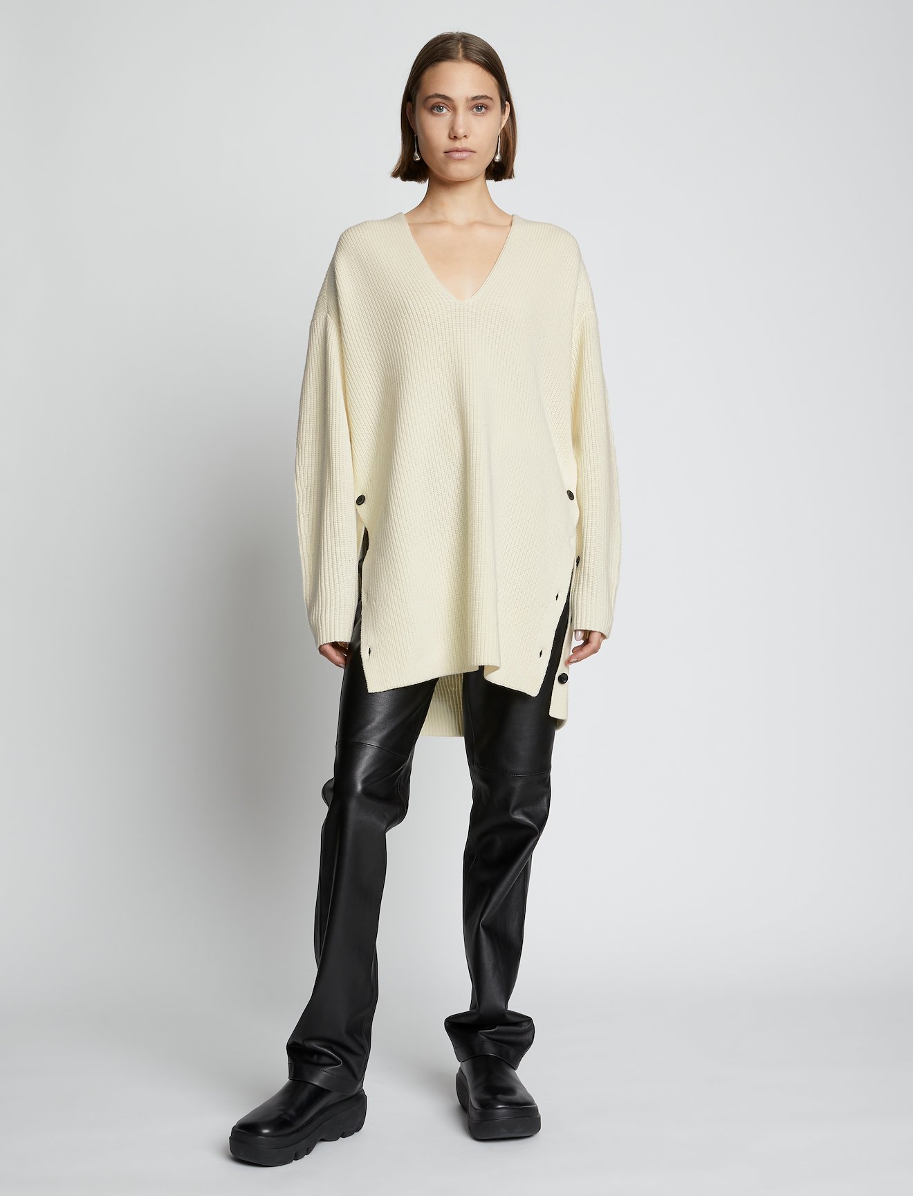 Cashmere Merino V-Neck Tunic #1