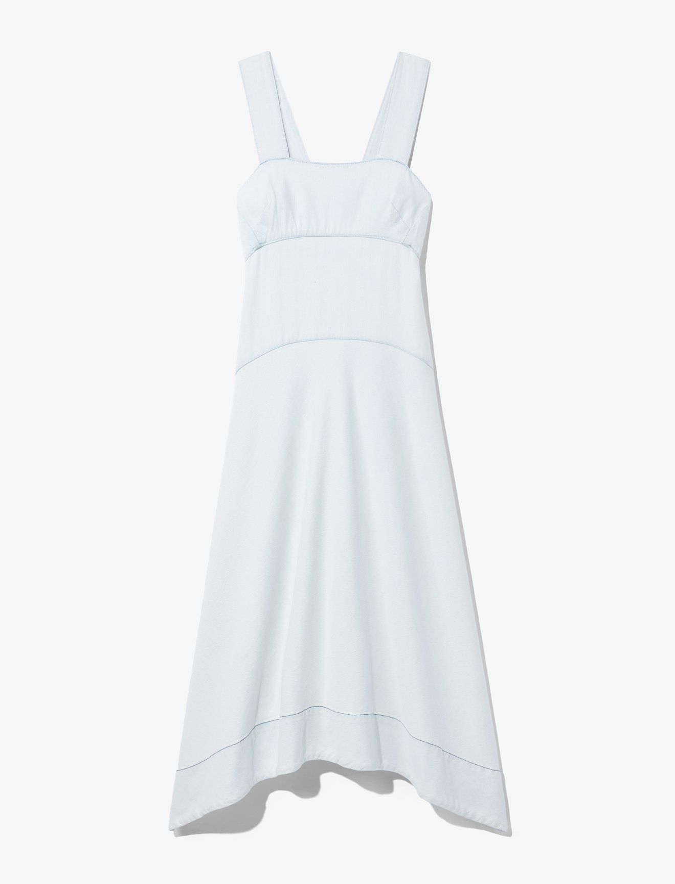 Chambray Seamed Dress #4