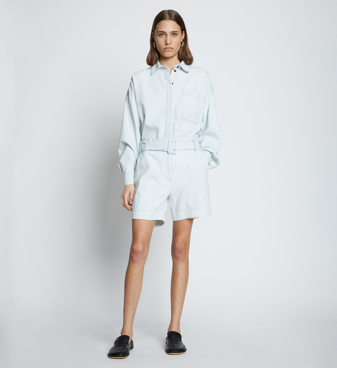 Chambray Shorts
