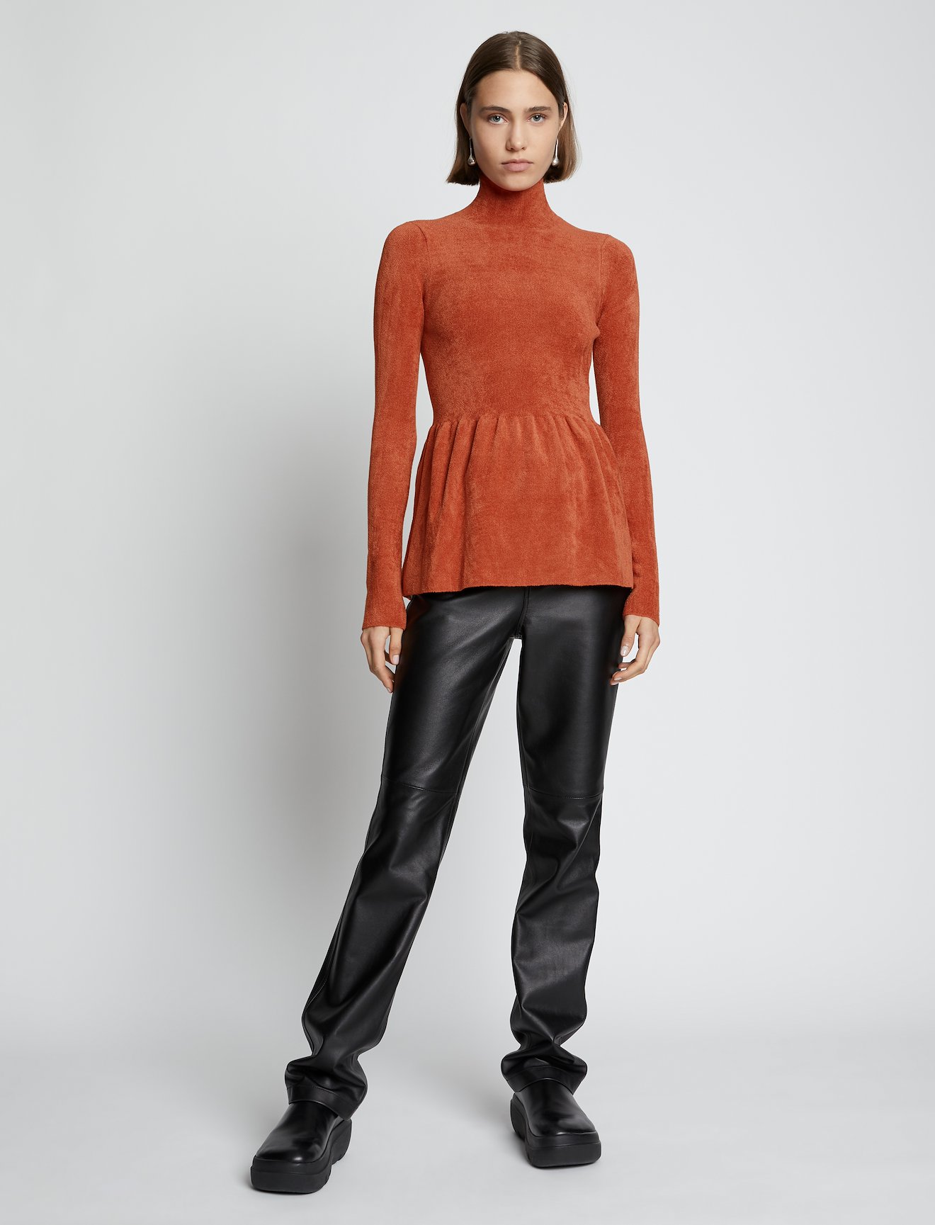 Chenille Turtleneck Sweater #1