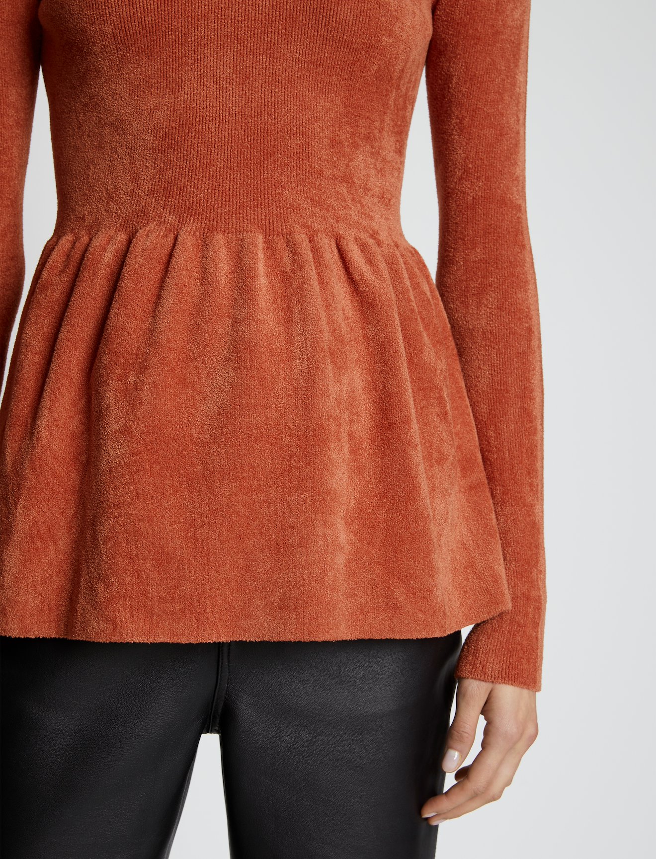 Chenille Turtleneck Sweater #4