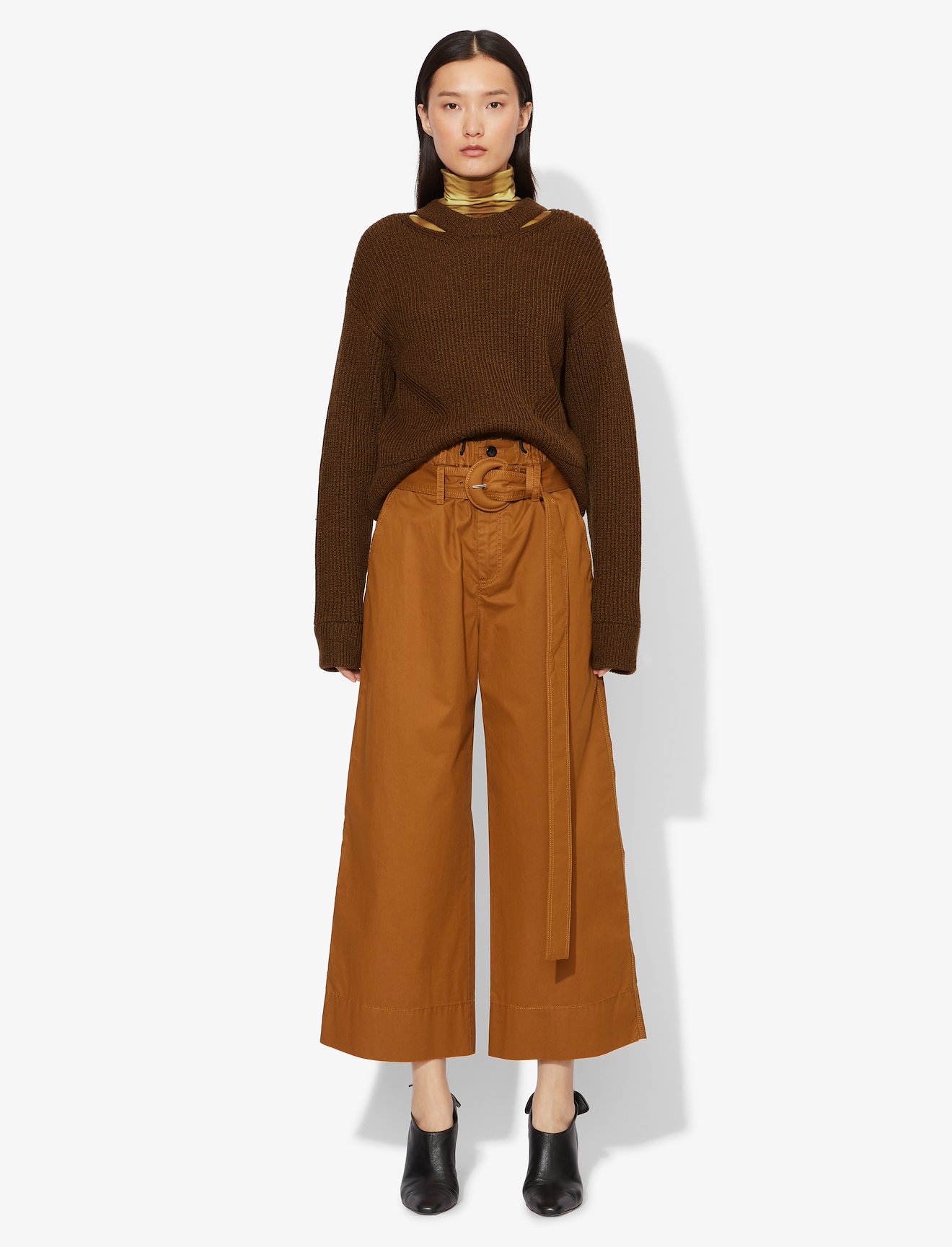 Chunky Rib Knit Sweater #1