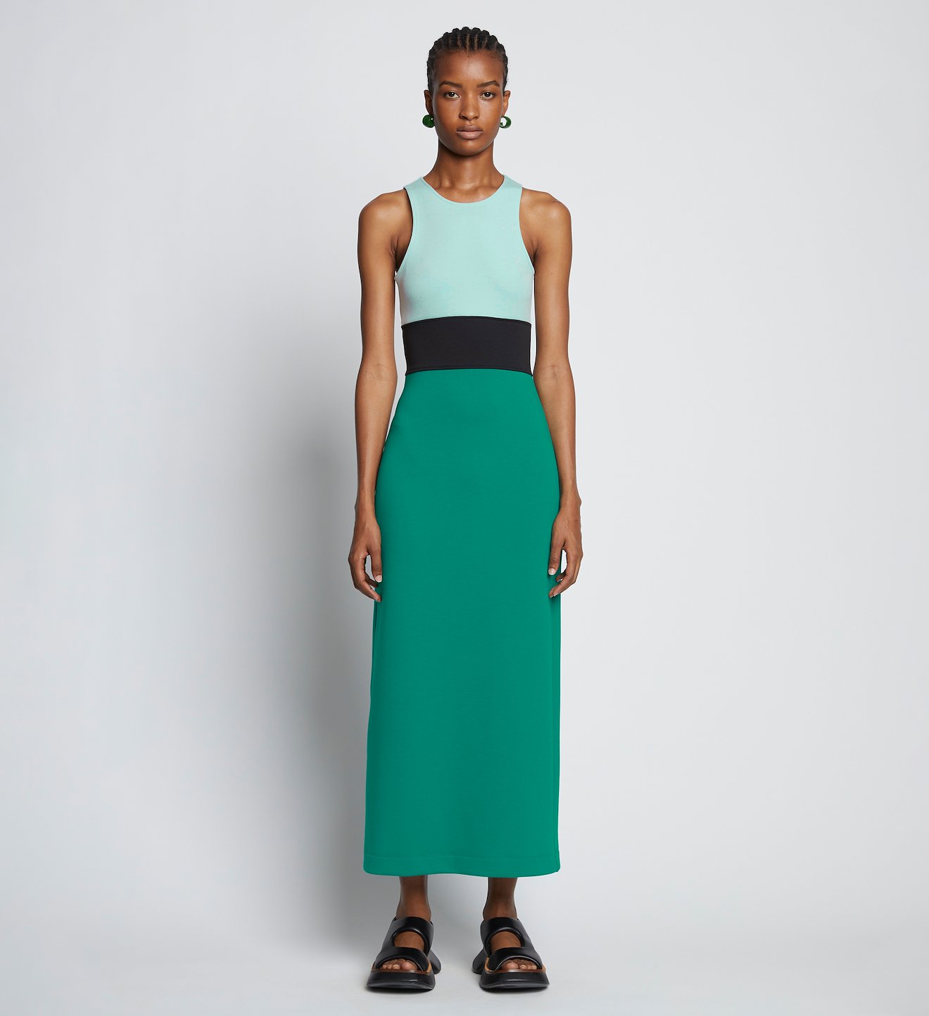 Colorblock Jersey Dress