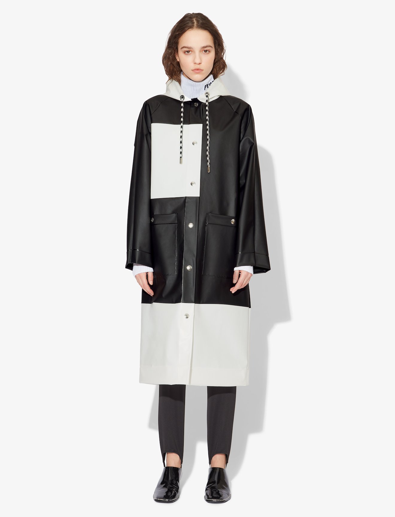 Proenza Schouler - Colorblock Long Raincoat | Official Site