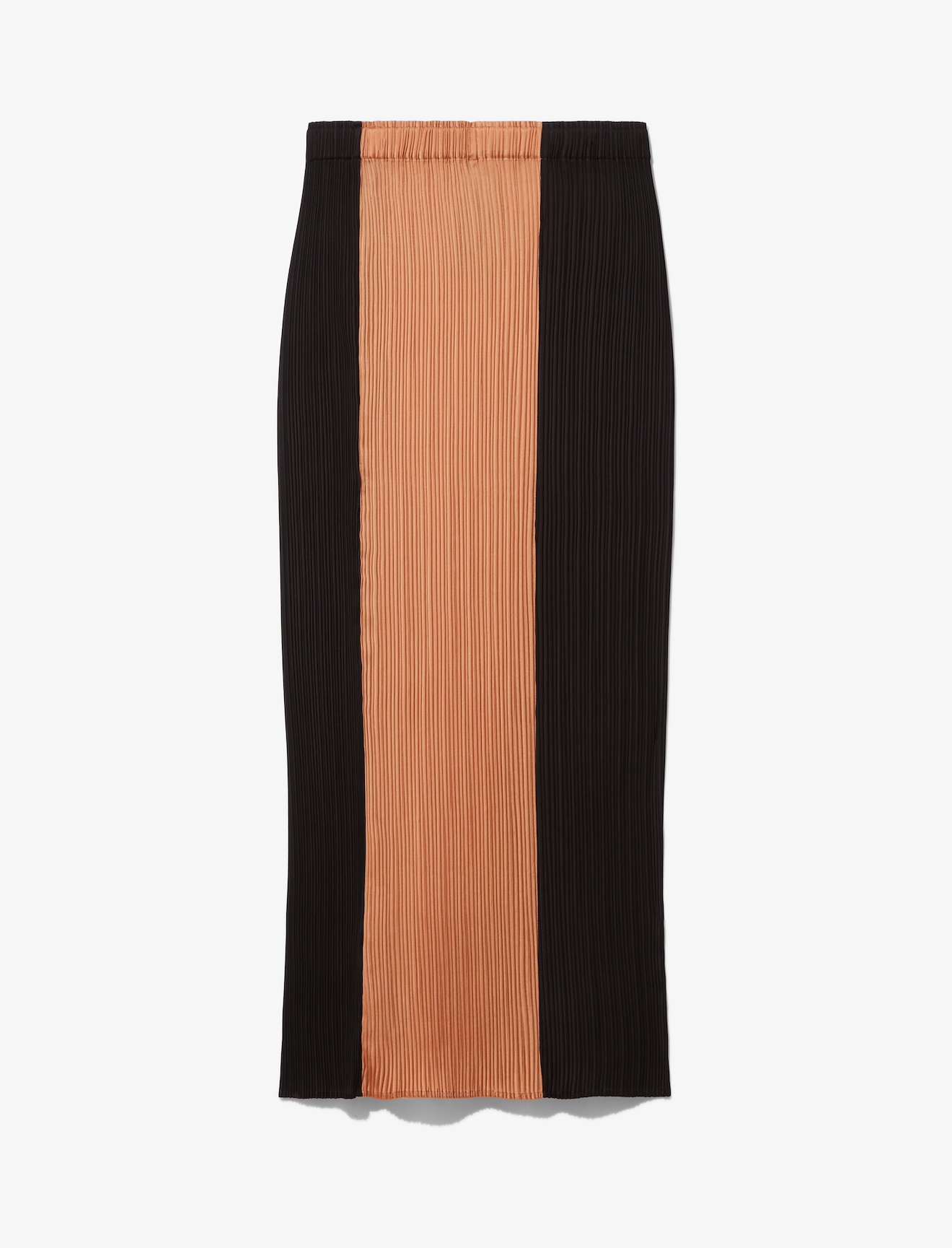 Colorblock Plisse Slip Skirt #4