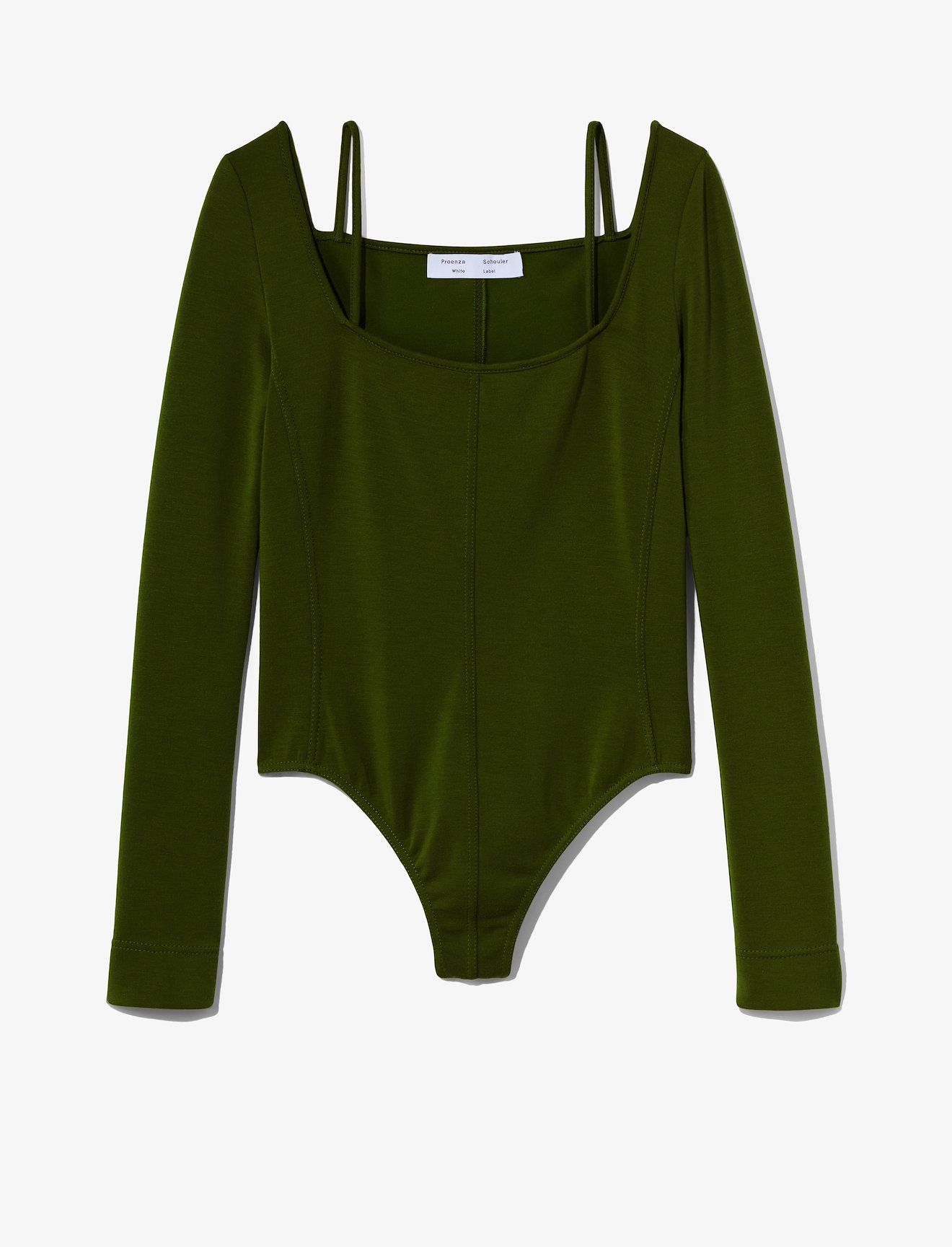 Compact Jersey Square Neck Bodysuit #5