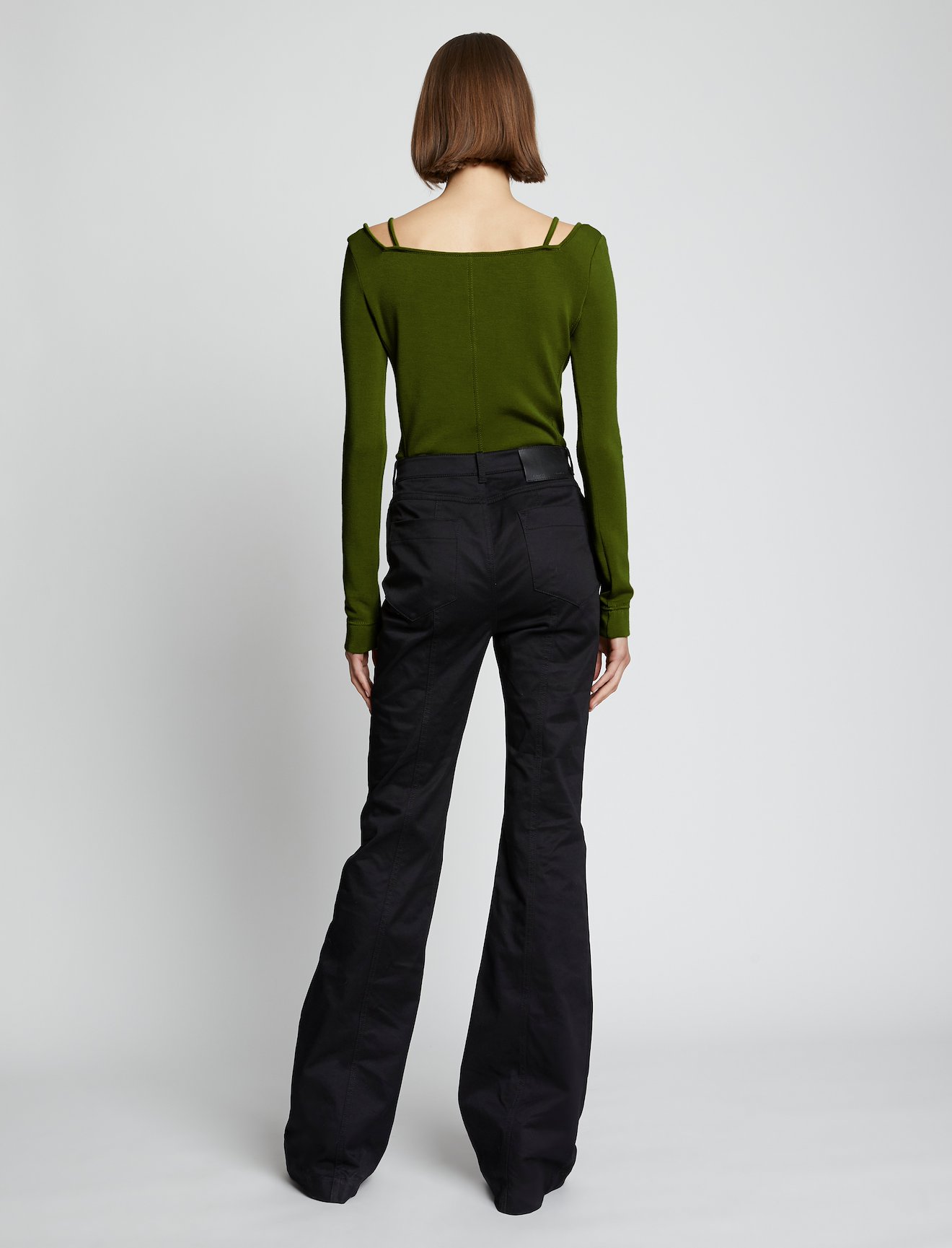Compact Jersey Square Neck Bodysuit #3