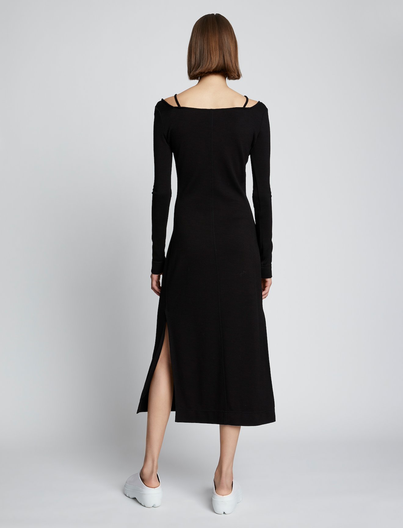 Compact Jersey Square Neck Dress #2