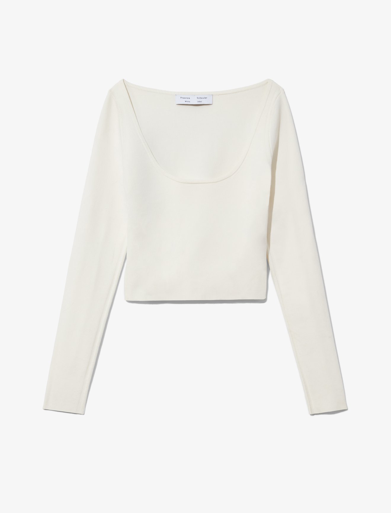 Compact Knit Scoop Neck Top #5