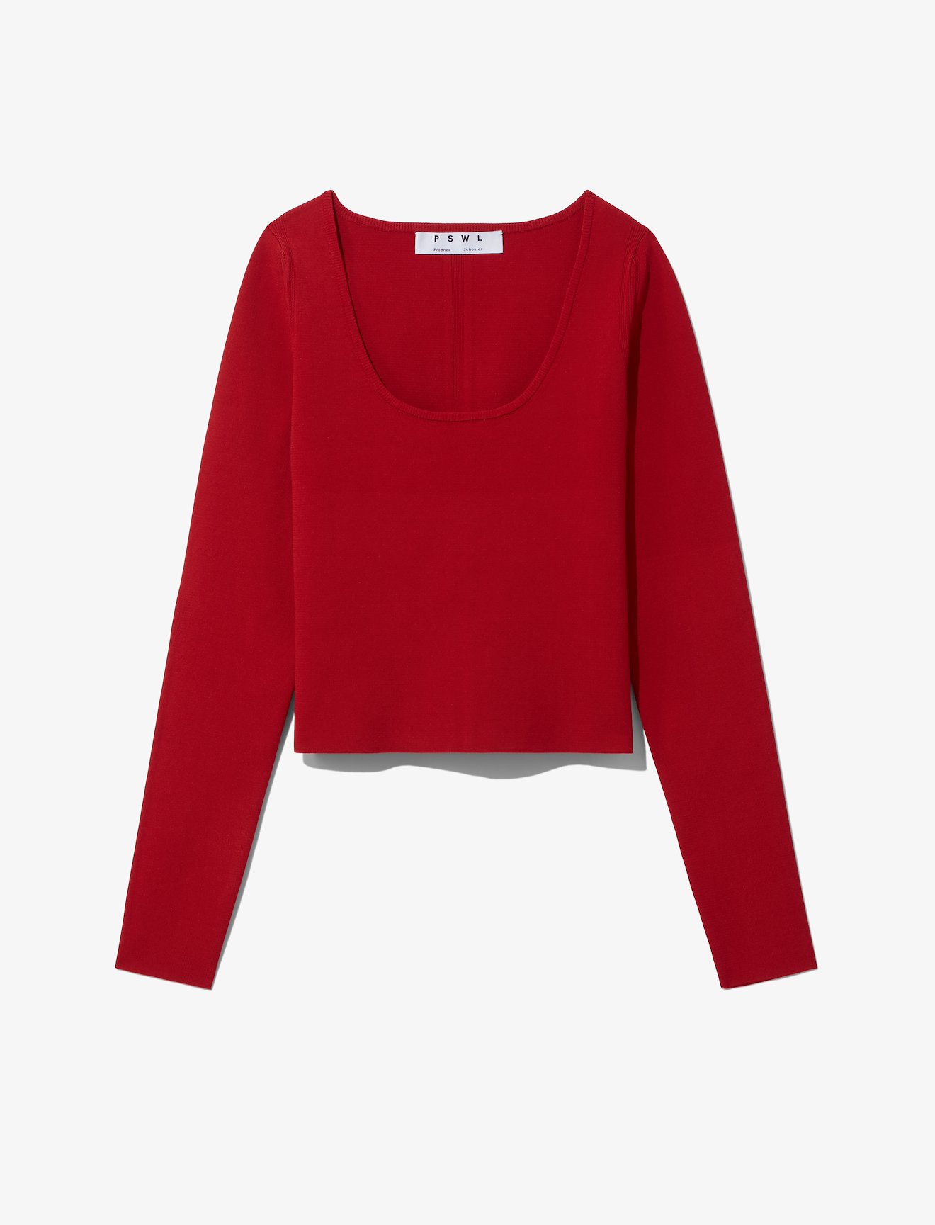 Compact Knit Scoop Neck Top #5